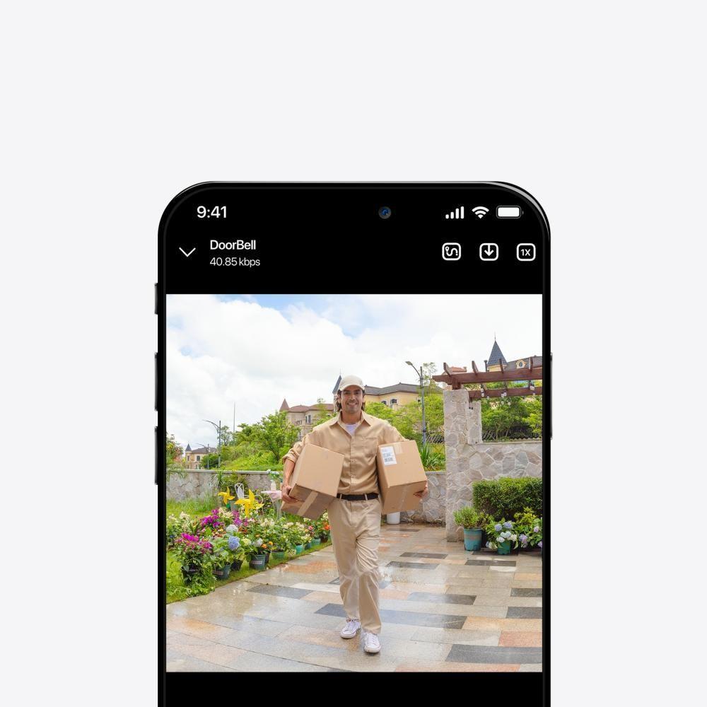 Timbre WiFi Video Cámara HD 5MP Detección Personas-6