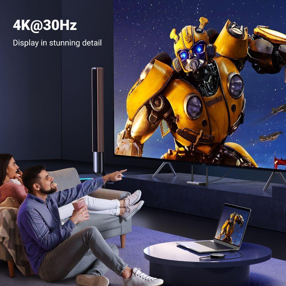 Transmisor HDMI 4K + VGA 50M Ugreen-4