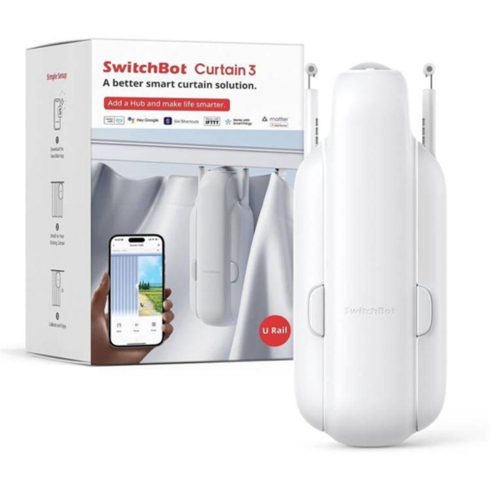 Motor Cortina Smart U Rail 3 SwitchBot Curtain-0