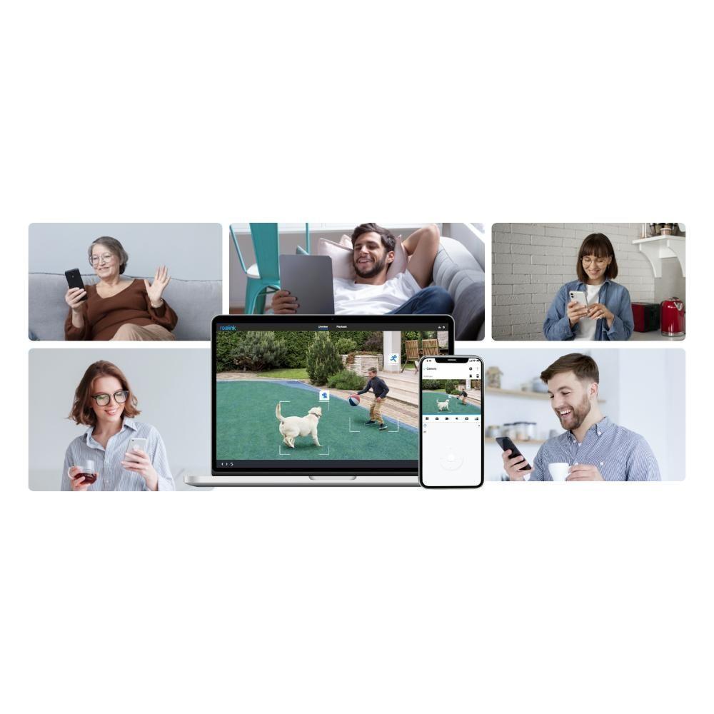 Cámara IP WiFi 8MP Full HD Ángulo 150° Doble Lente-5