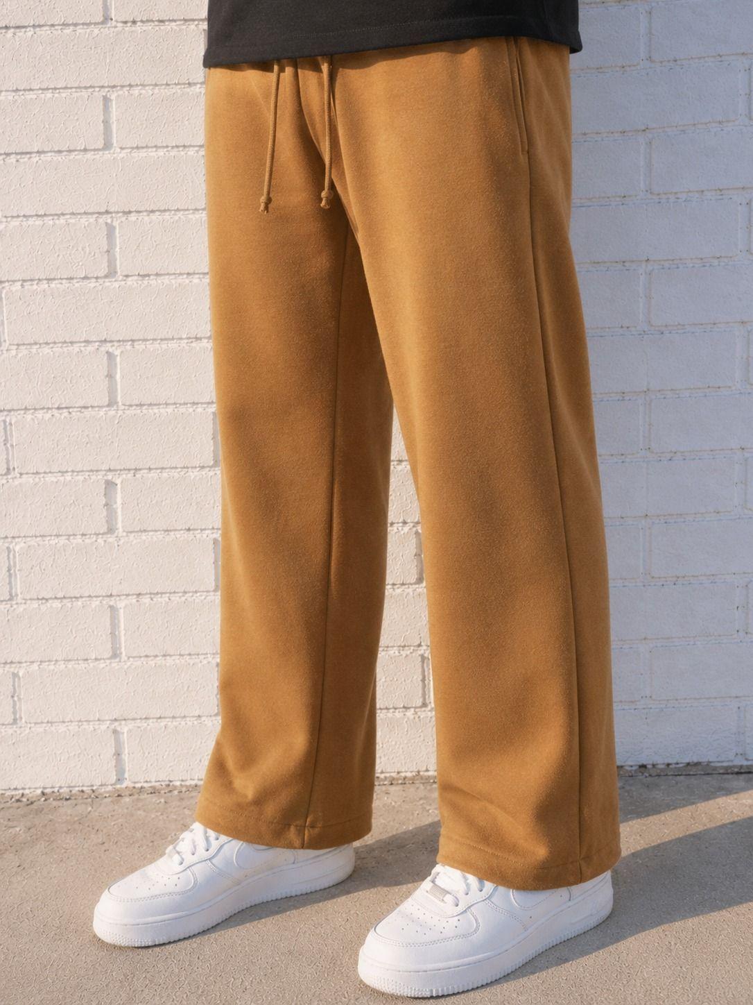 Pantalon De Buzo Recto Mujer Algodon Deportivo 240gr Ajustable-2