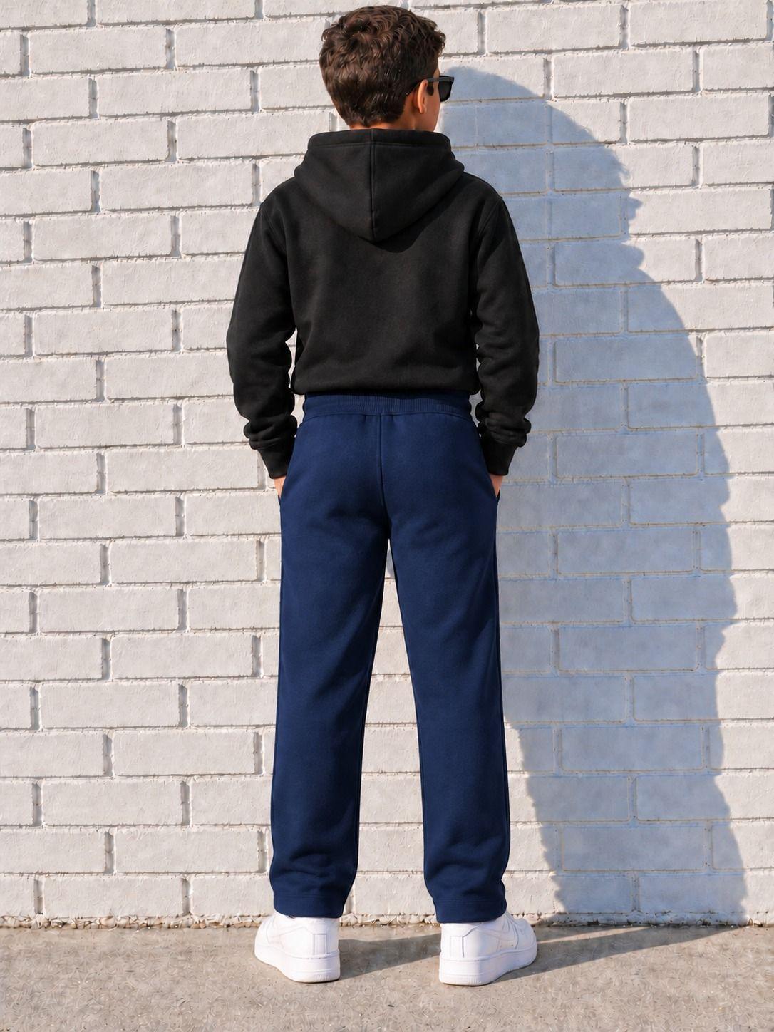 Pantalon Buzo Jogger Recto Infantil 250g Ajustable 70 30-1