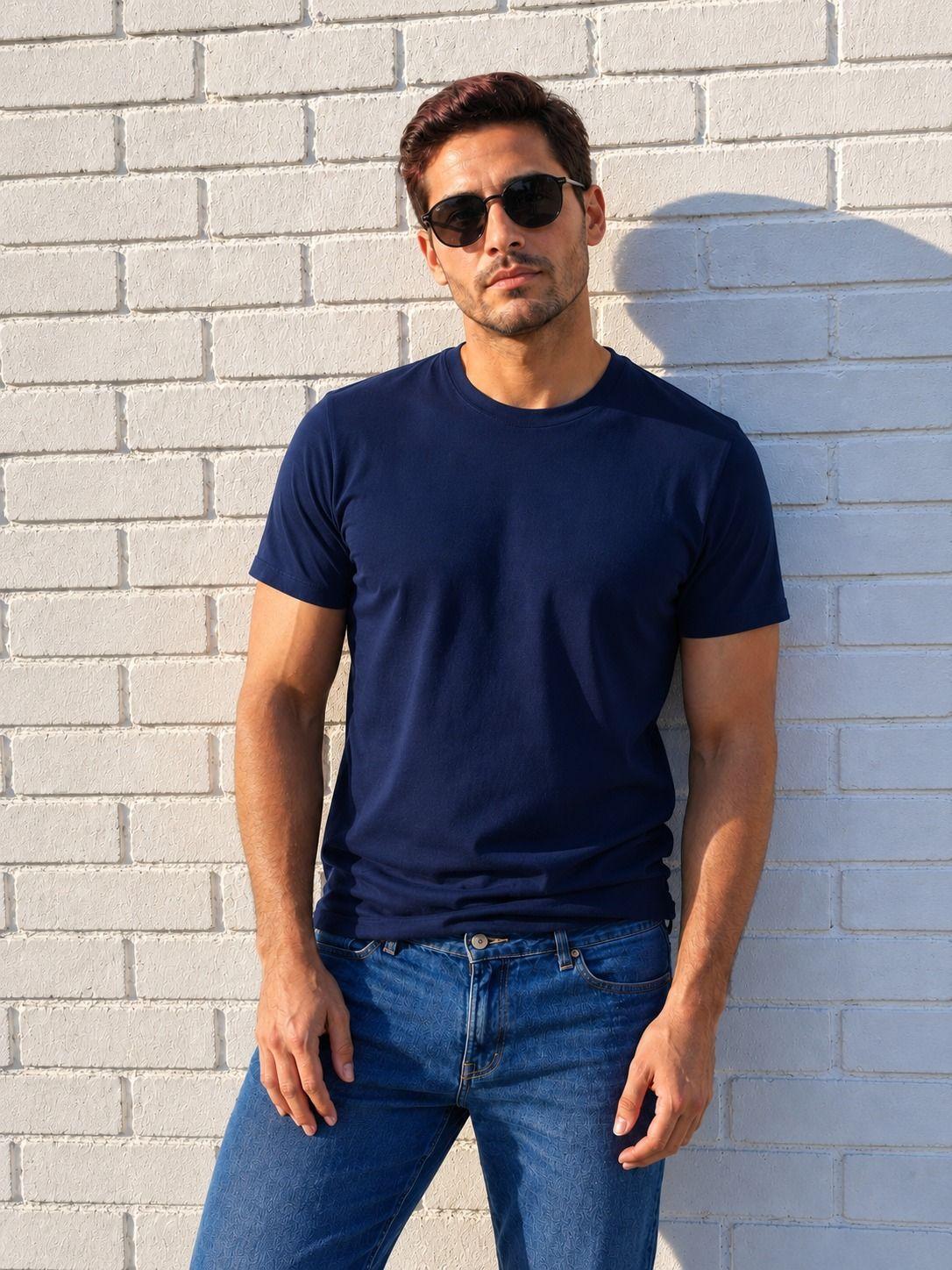 Polera Manga Corta Premium Hombre Algodon Para Estampar-0