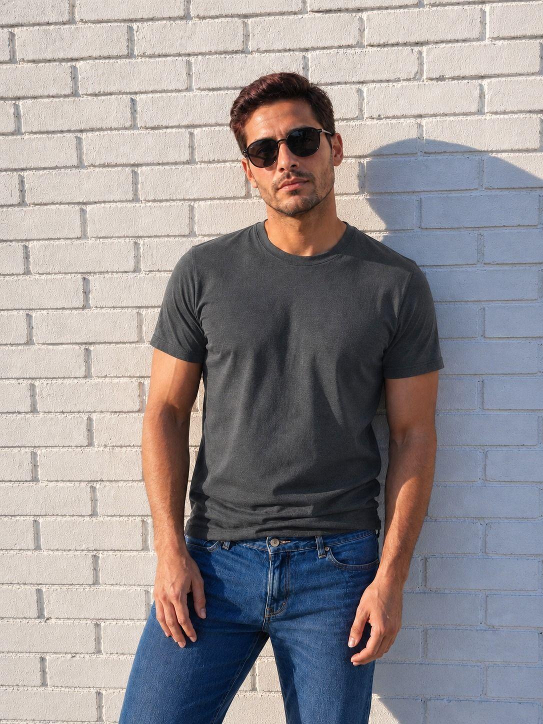 Polera Manga Corta Premium Hombre Algodon Para Estampar-0