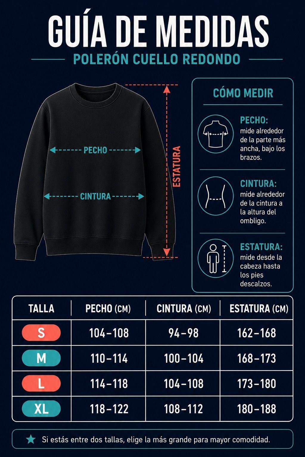 Poleron Polo Cuello Redondo Premium 300g De Hombre 70 30 Basico Liso-6