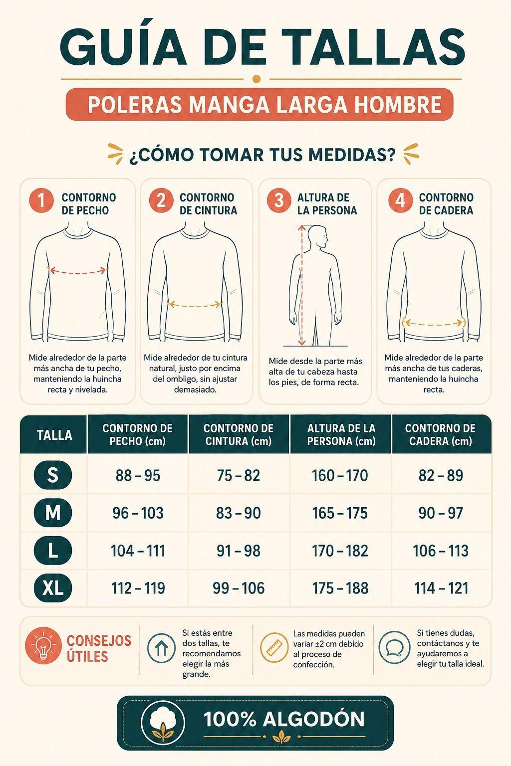 Polera Manga Larga Cuello Redondo Regular Fit Algod n Basica Lisa-6