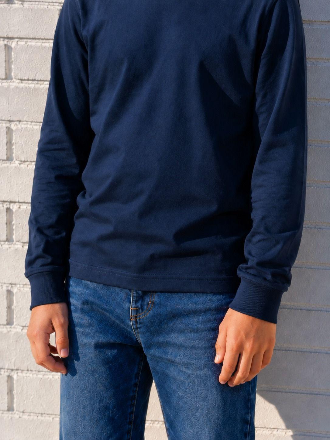Polera Manga Larga Premium Infantil Y Adolescente Algodon-2