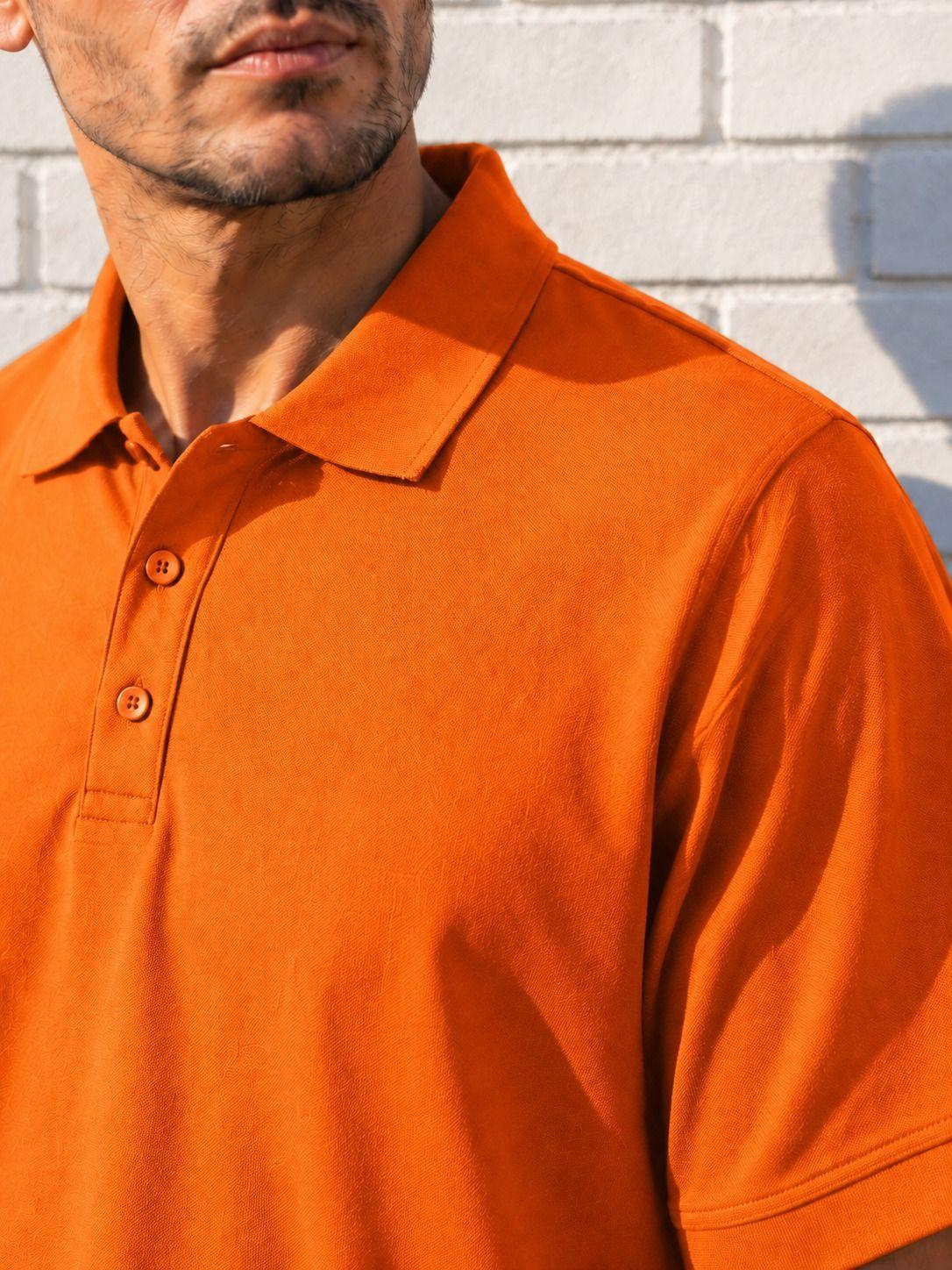 Polera Pique Manga Corta Regular Fit 240g Basica 60 40 Hombre-2