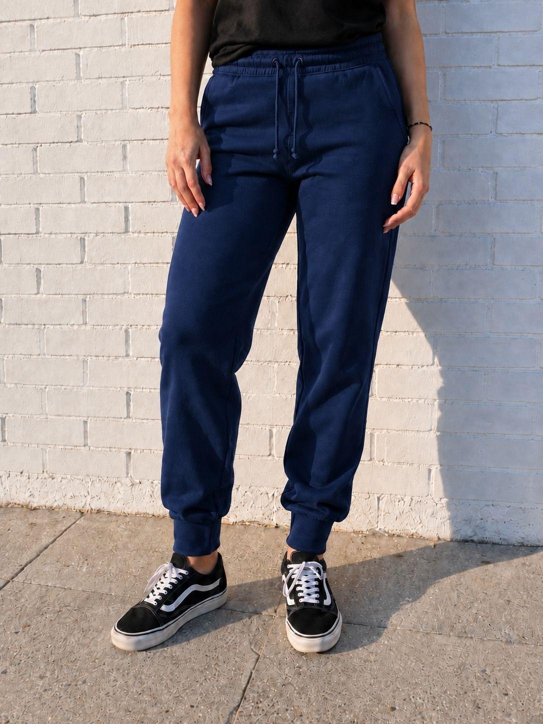 Pantalon De Buzo Con Pu o 240Gr Jogger De Hombre Basico Premium-0
