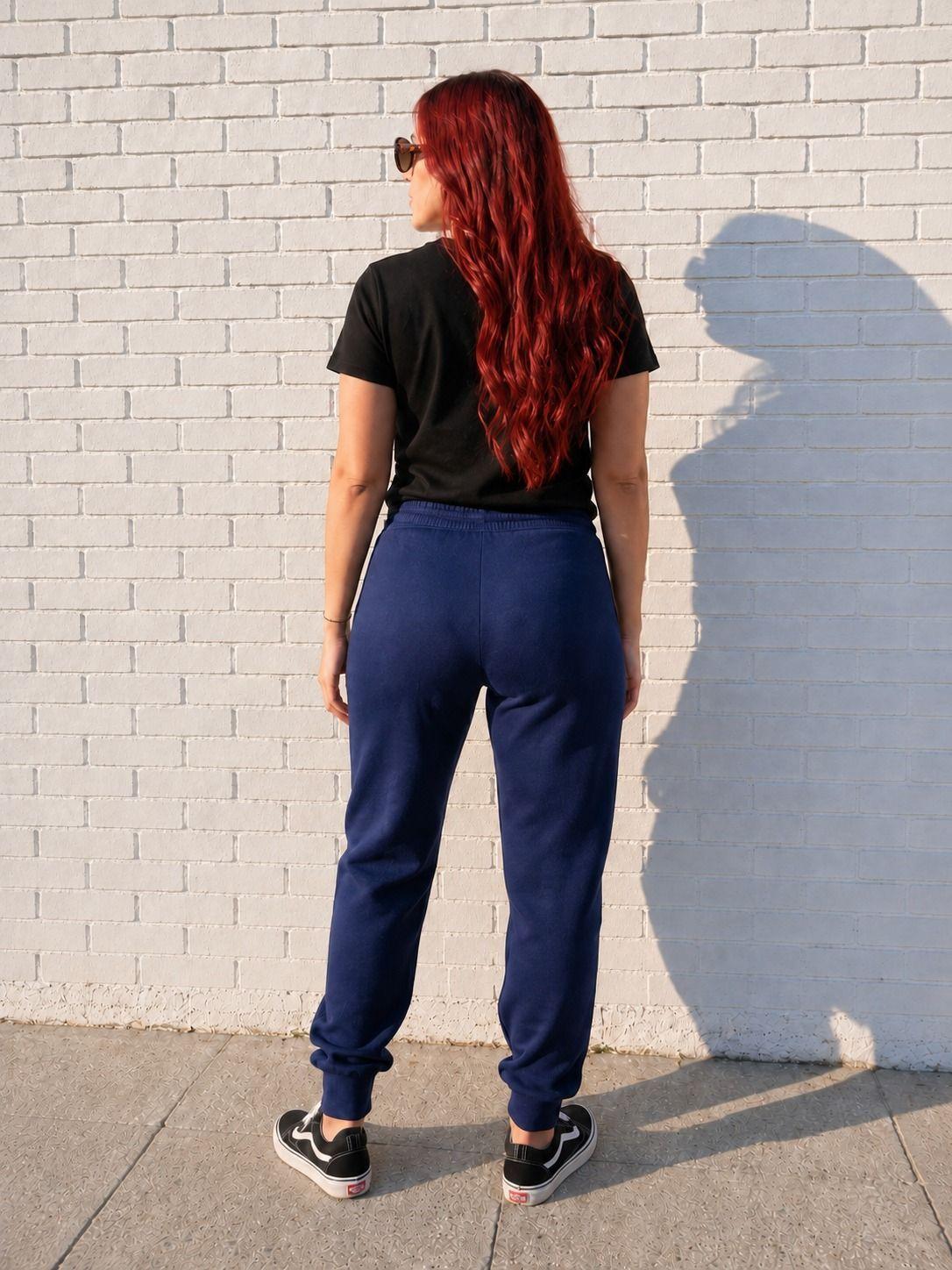 Pantalon De Buzo Con Pu o 240Gr Jogger De Hombre Basico Premium-1