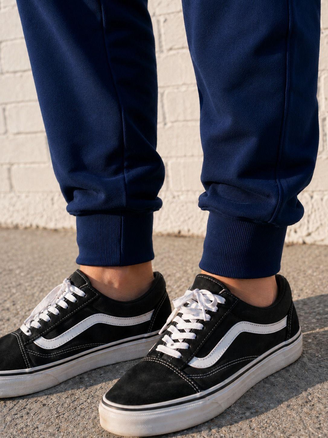 Pantalon De Buzo Con Pu o 240Gr Jogger De Hombre Basico Premium-2