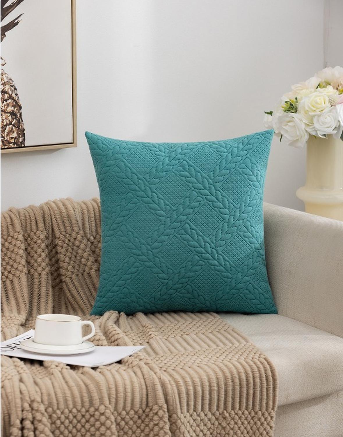 Funda Cojin Decorativa Interior-exterior Plush Flores (45X45)-0