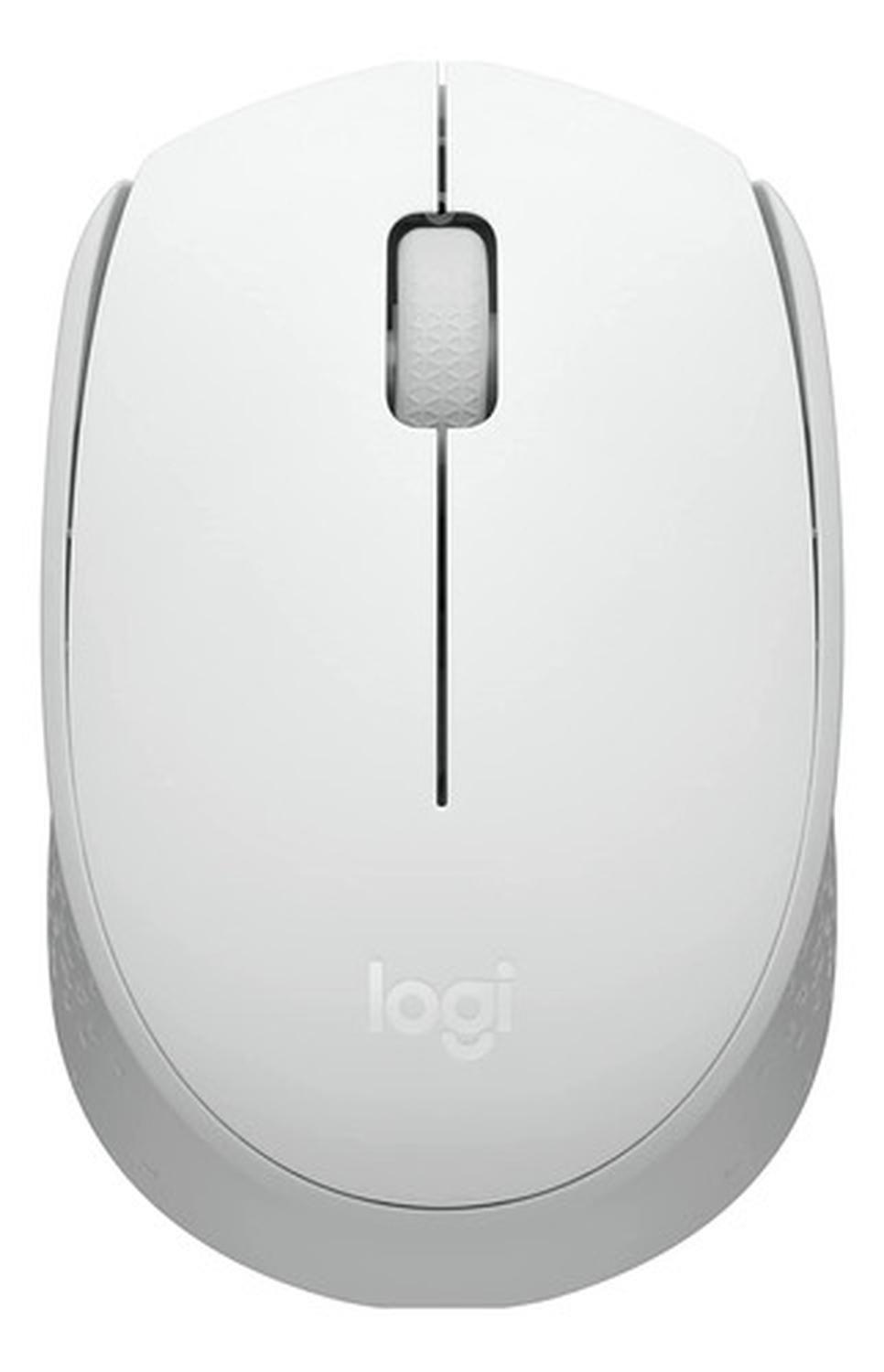 Mouse Inalambrico Logitech M170 Usb Blanco Larga Duracion-0
