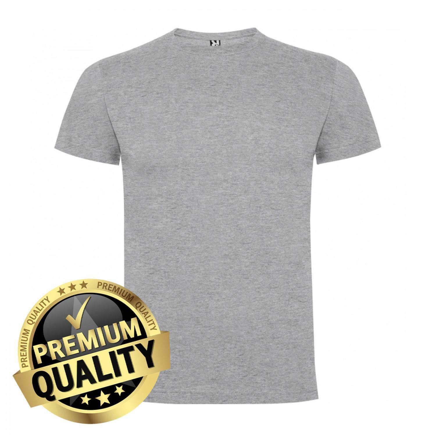 Polera De Algodón Unisex Manga Corta Dogo Premium - Gris-0