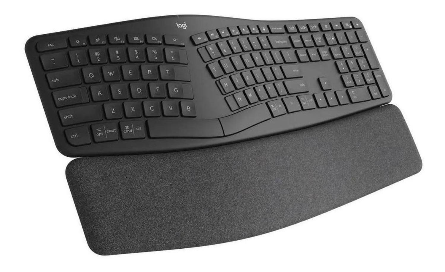 Teclado Logitech Ergo K860 Qwerty Español Color Negro-1