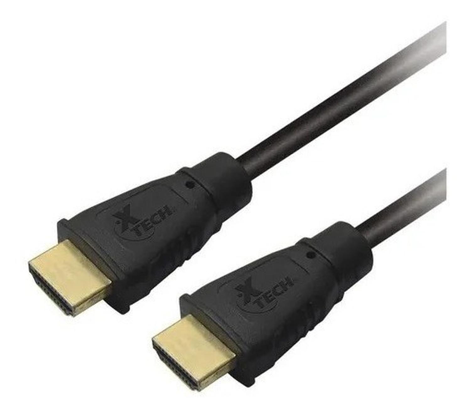 Cable Hdmi Xtech Xtc-152 3 Metros Negro Hdmi Macho/macho 4k-0