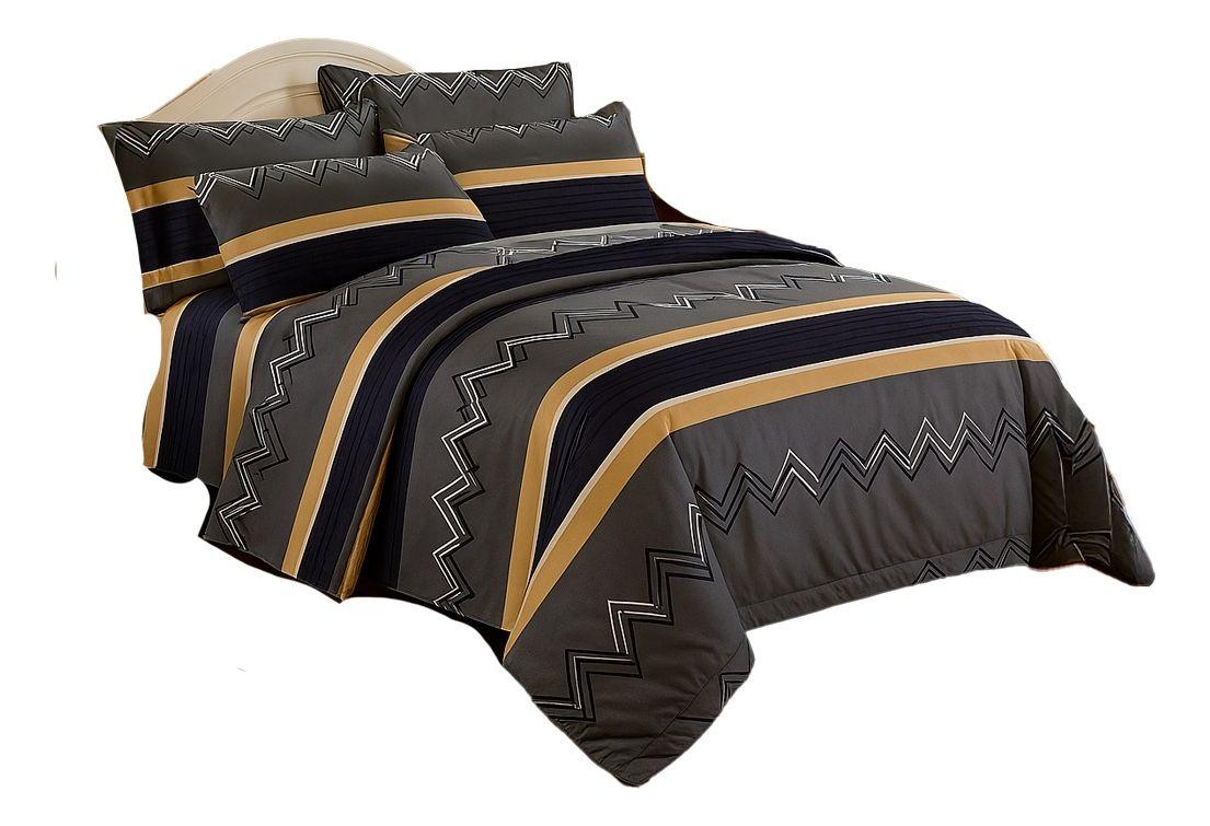 Sábana 2 Plazas 800 Hilos Diseño Americano Clasic 805-1