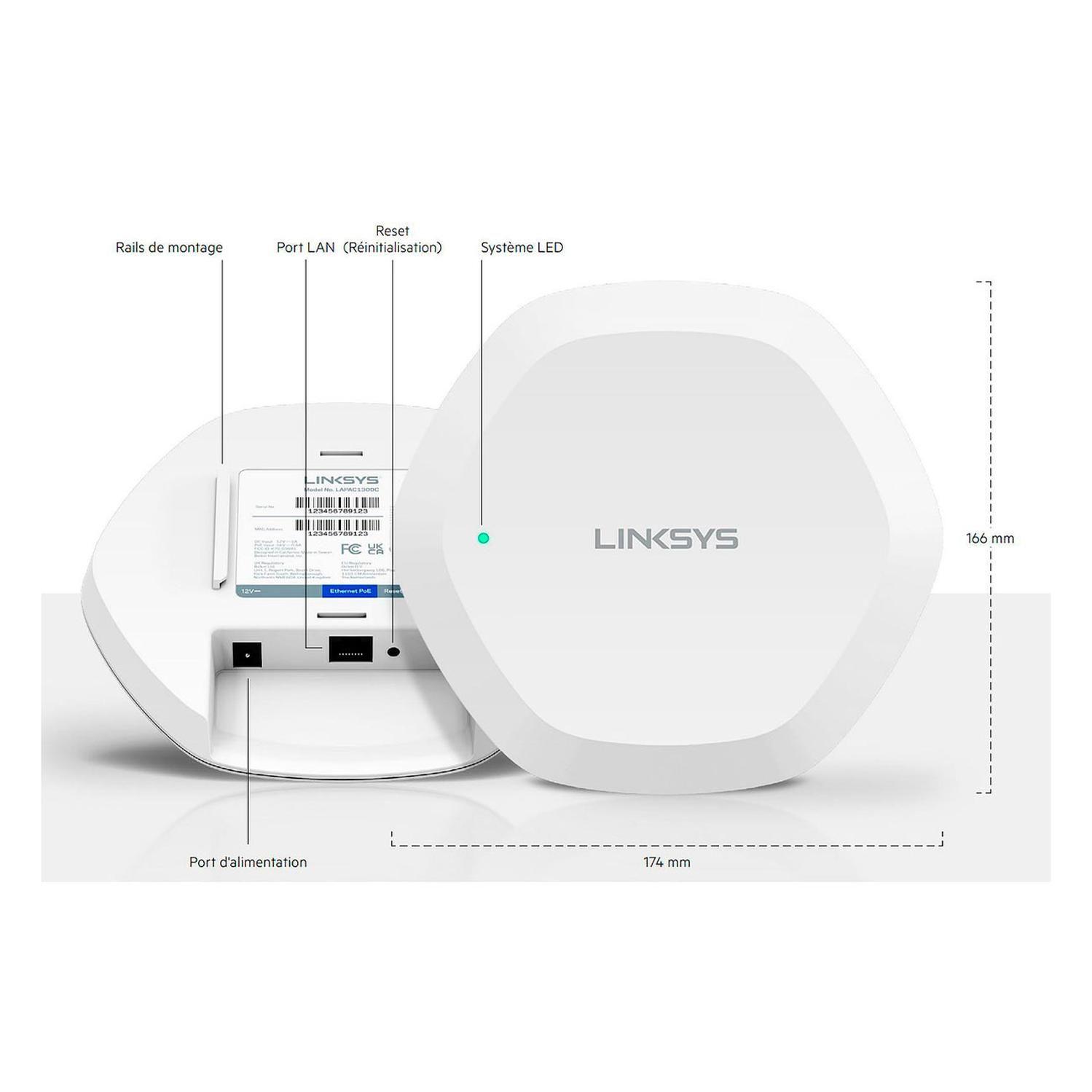 Punto De Acceso Inalámbrico Linksys Modelo Lapac1300c-2