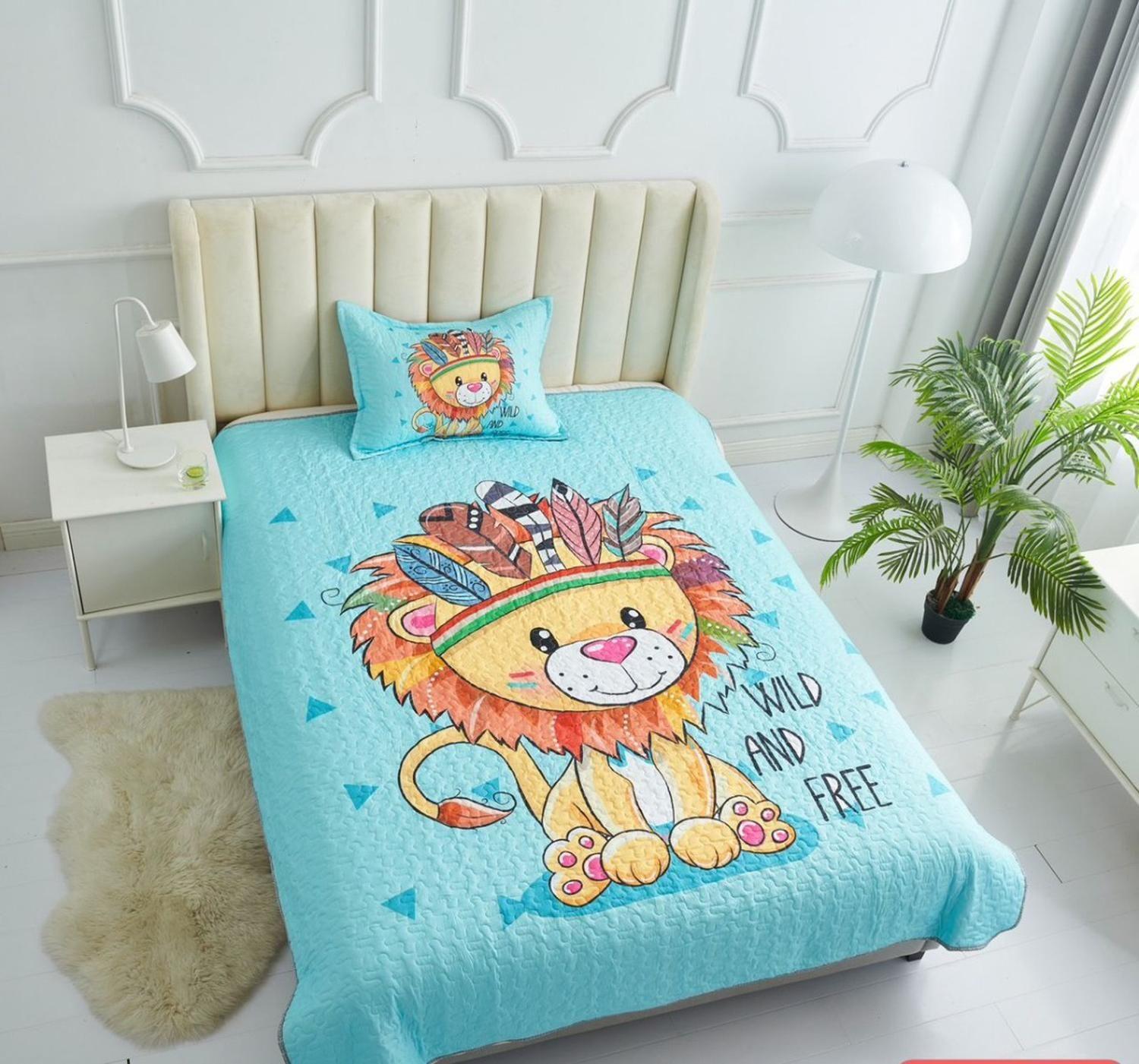 Cubrecama De Verano Quilt 1.5 Plazas Diseños-0