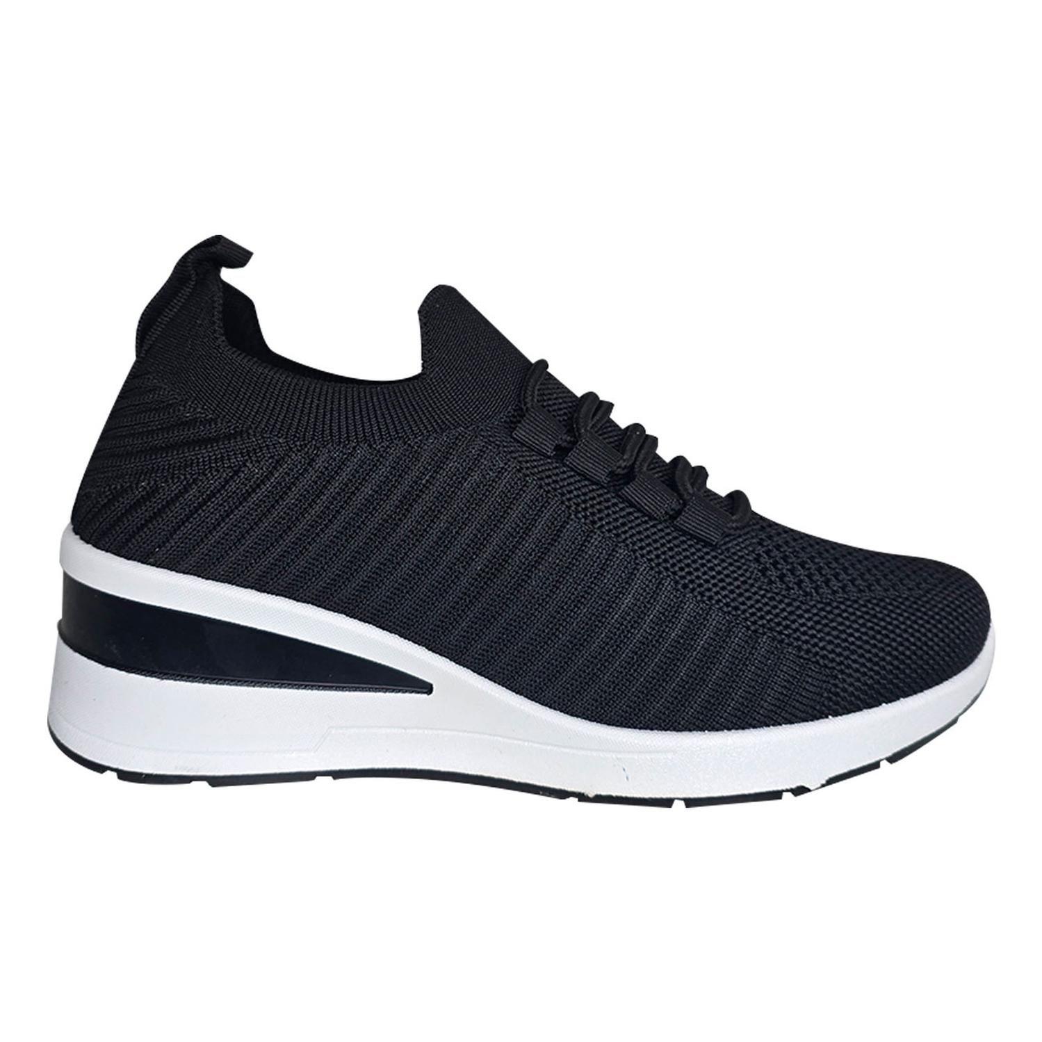 Zapatillas Deportivas para Mujer con Plataforma y Tejido Transpirable-0