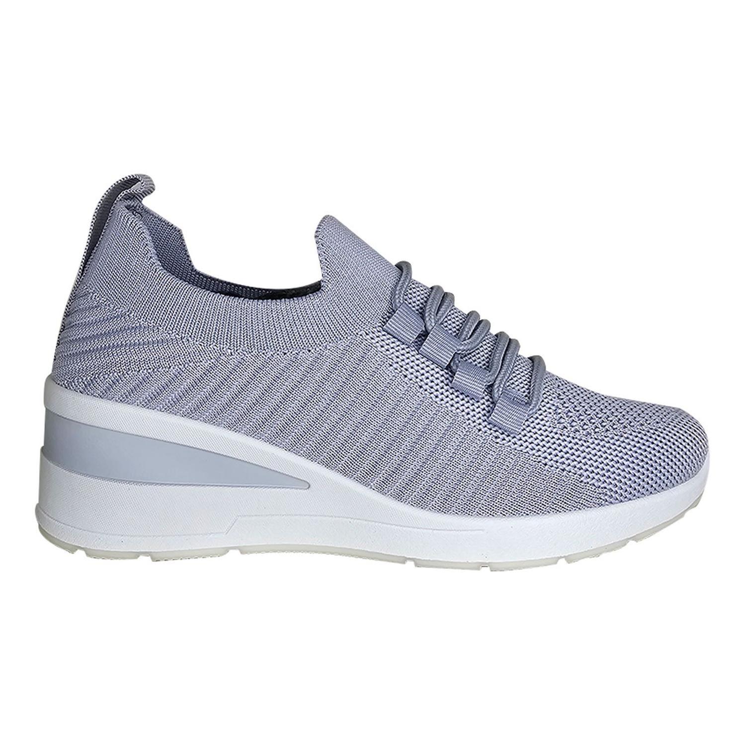 Zapatillas Deportivas para Mujer con Plataforma y Tejido Transpirable-0