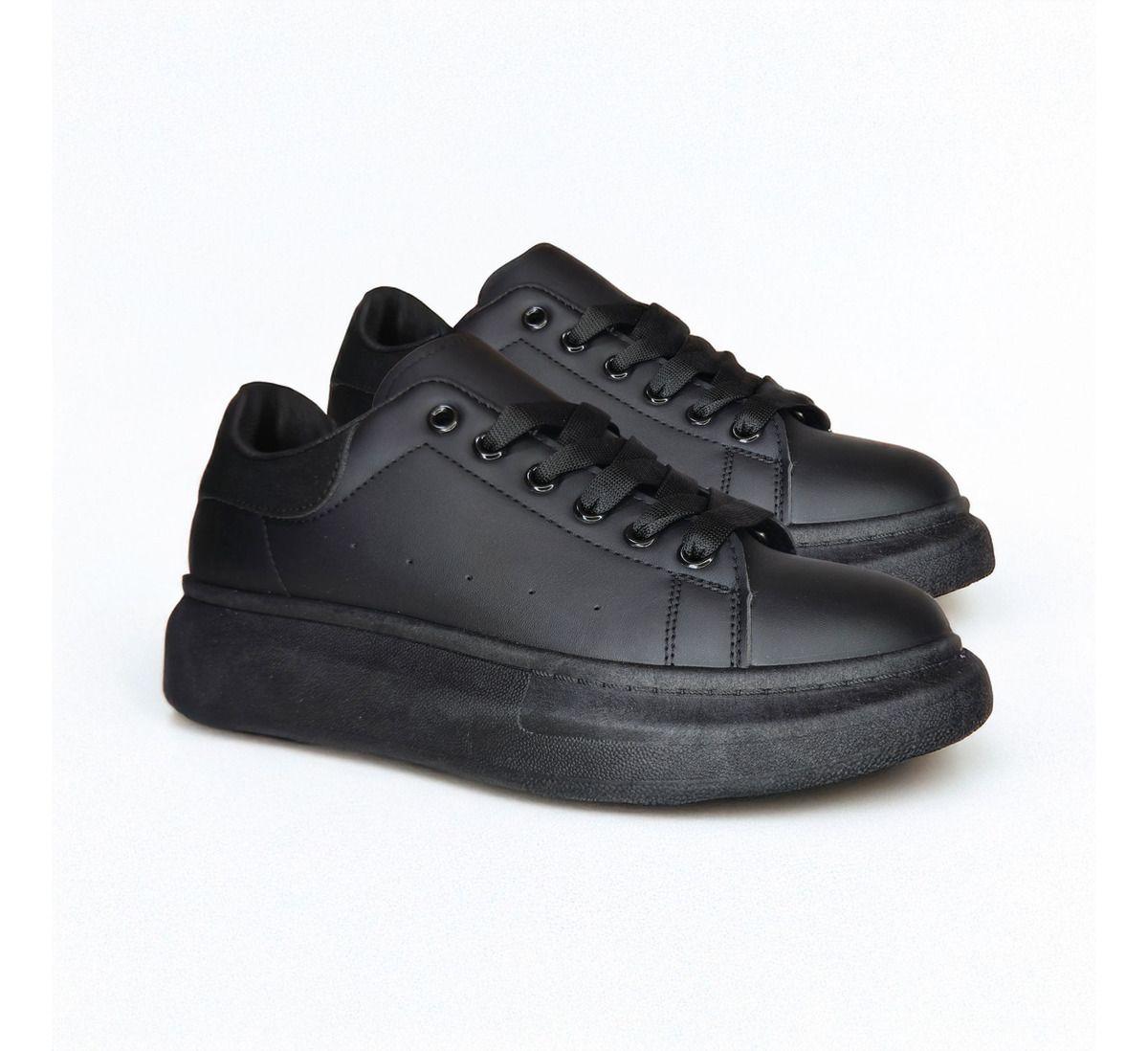 Zapatillas Cómodas Ligeras| Urbanas Negras  - 7694-2