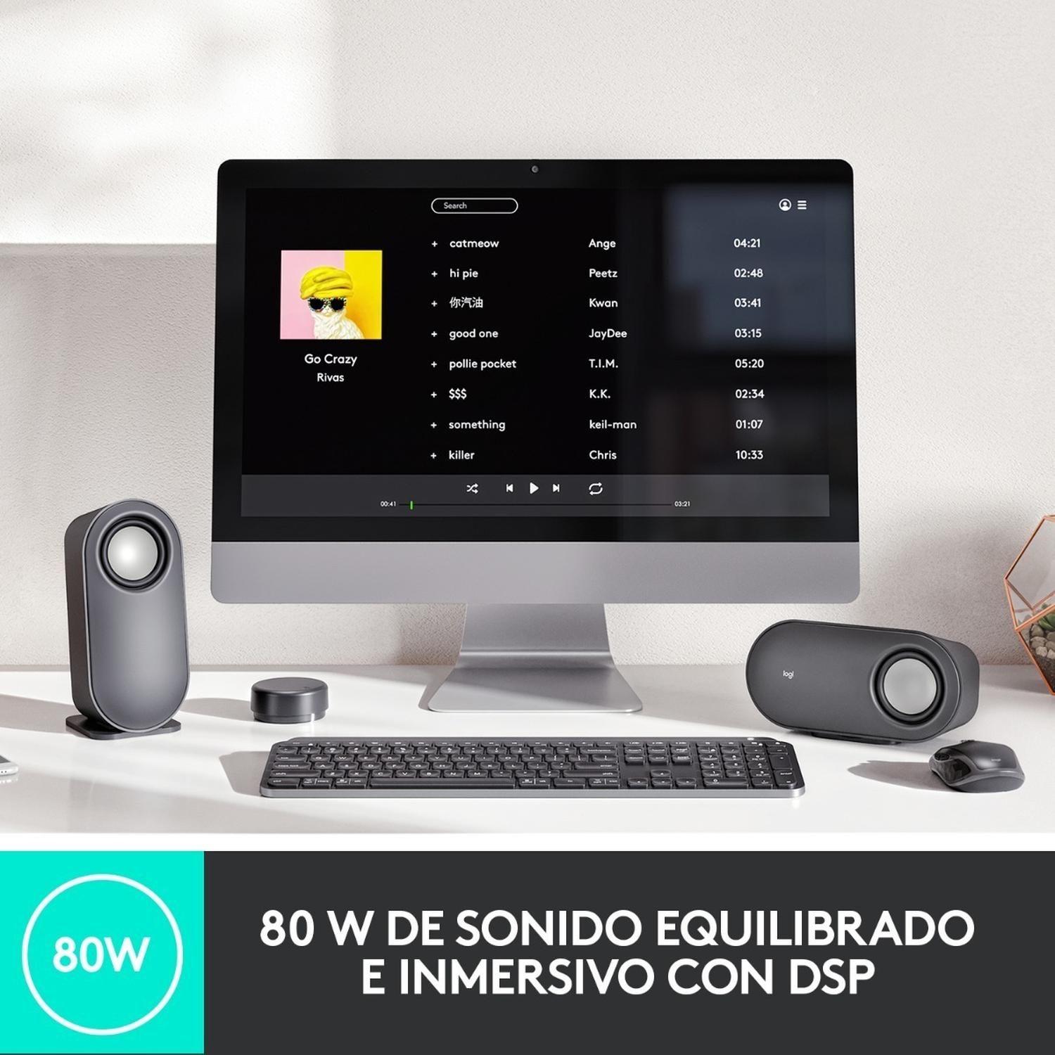 Sonido Subwoofer Y Parlantes Bluetooth Logitech Z407 80w-5