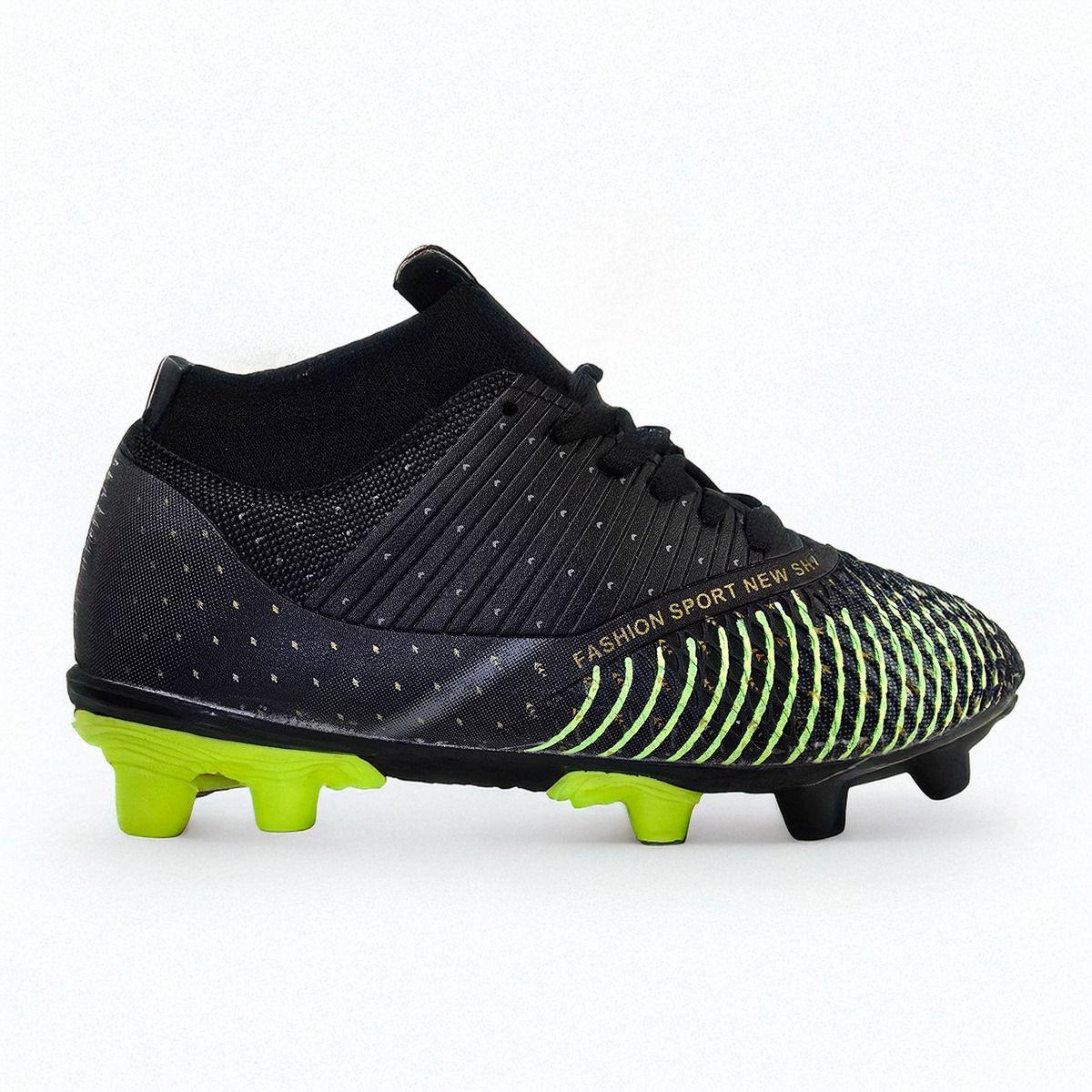 Zapatos Fútbol Negro | Agilidad y Diseño Superior 35-40 - 7709-1
