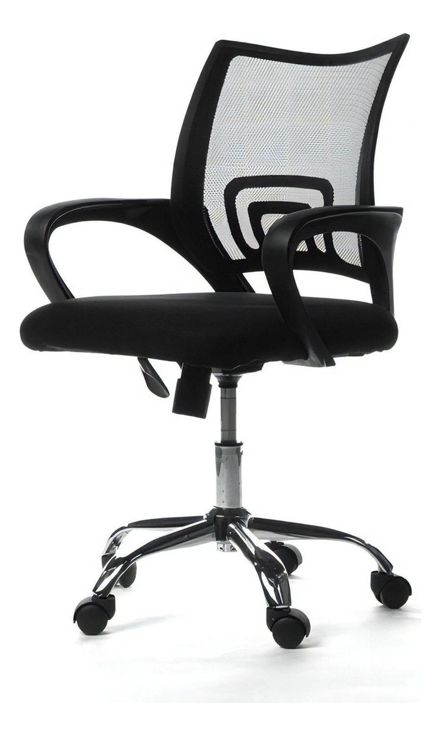 Silla Ejecutiva De Escritorio Para Oficina Ergonómica Negra-1