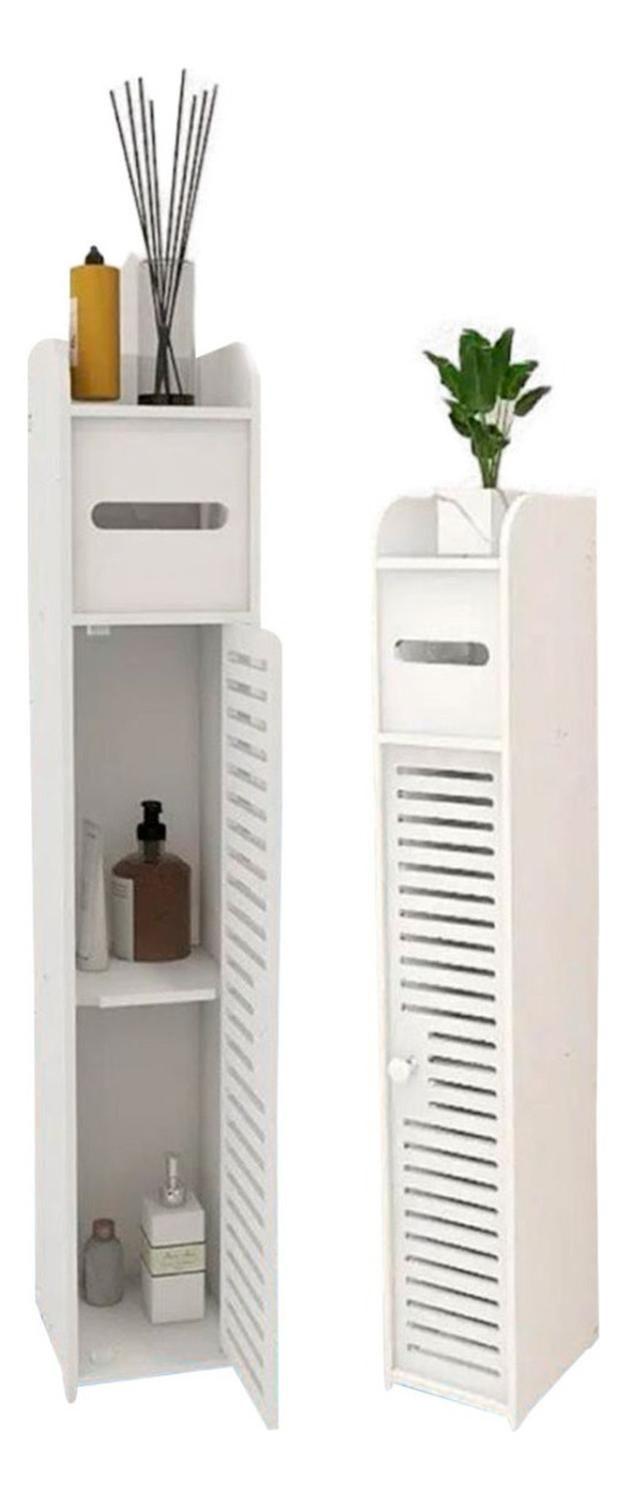 Mueble Organizador De Baño 3 Compartimentos Blanco-2