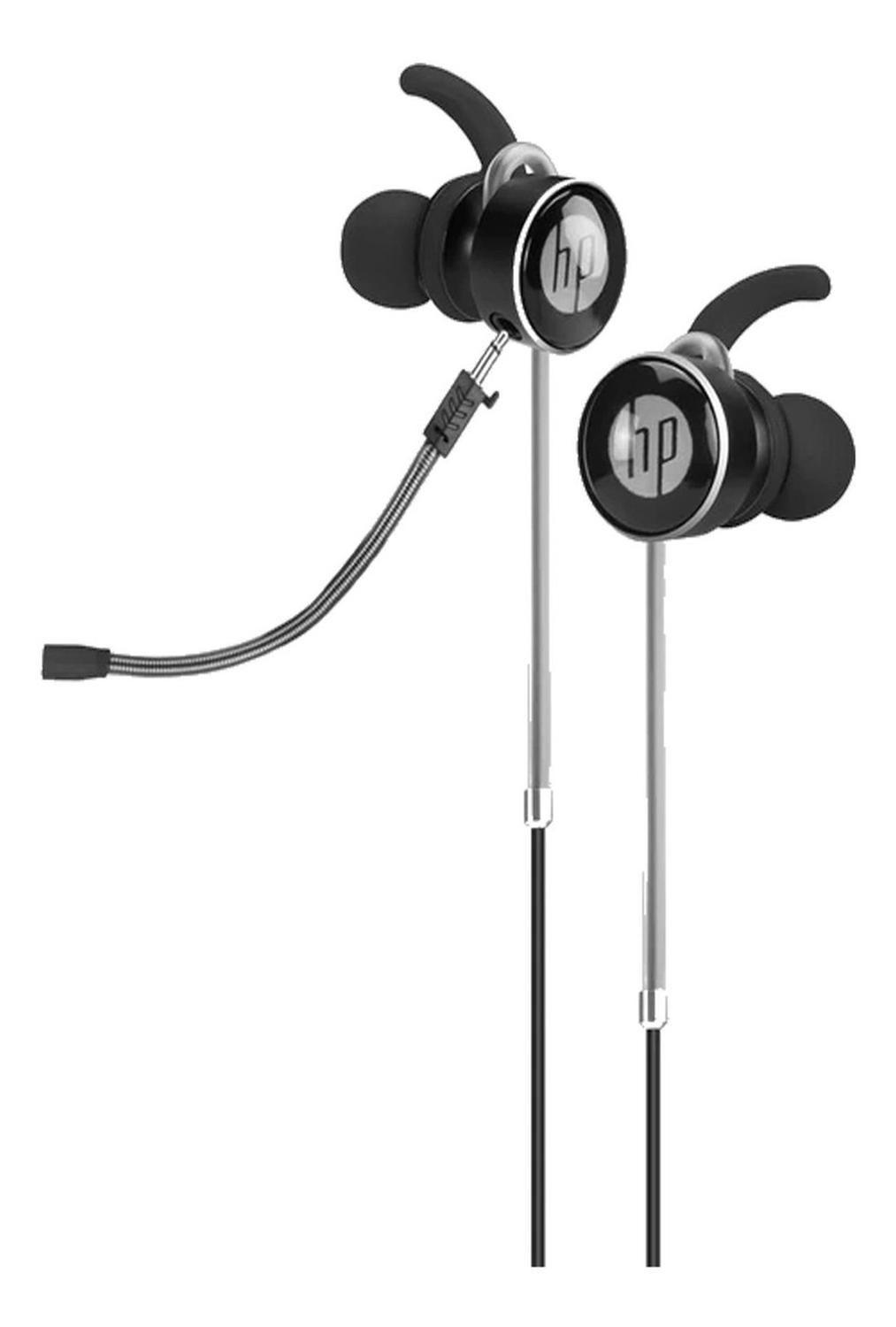 Audífono Hp Modelo Dhe-7004 Negro Micrófono Desmontable-1