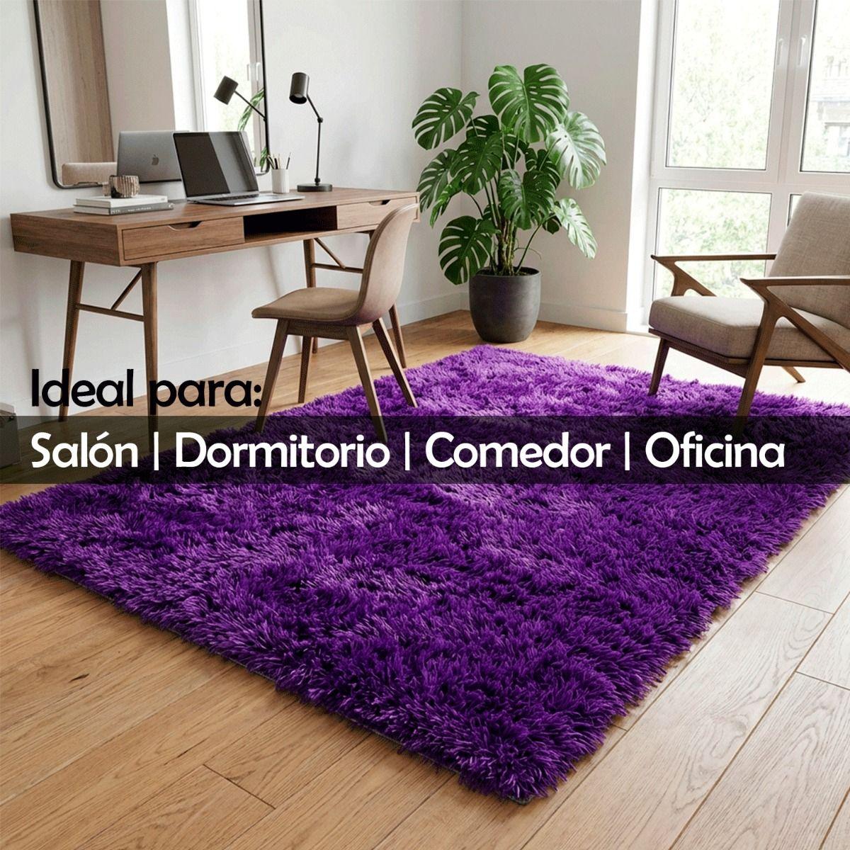 Alfombra Decorativa Shaggy Púrpura 150x200 cm Armonia para Interior 026-6