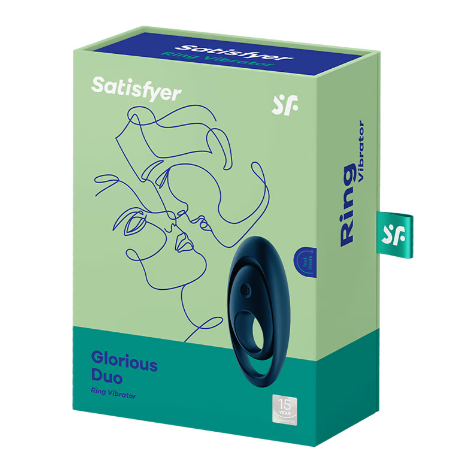 Anillo doble con vibrador - Satisfyer Glorious Duo-0