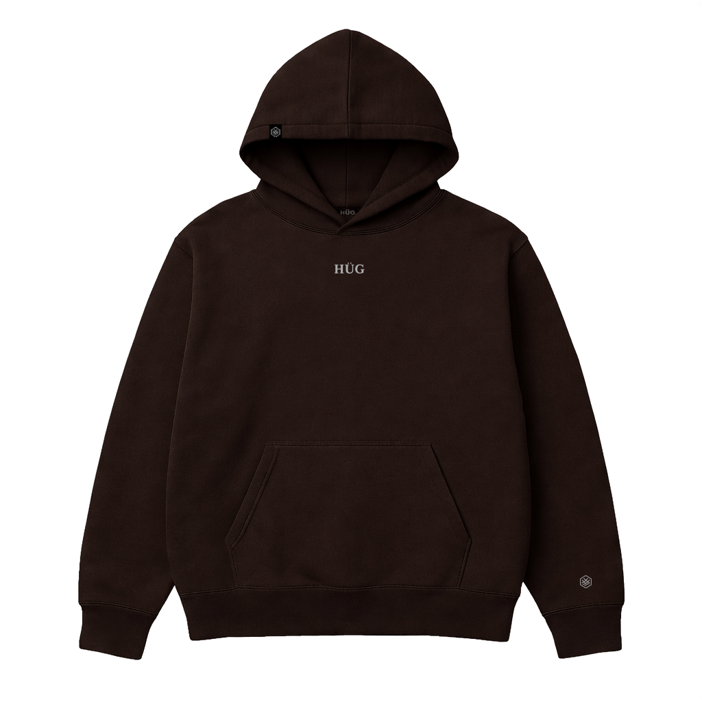 HÜG Hoodie Café Classy 320 gr 100% Algodón Pima Peruano-2