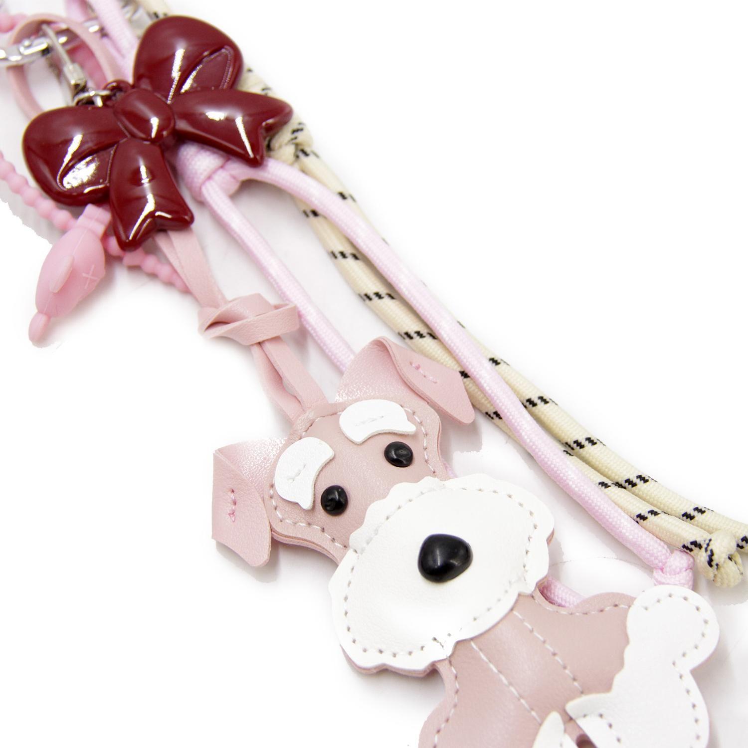 Llavero Charm Colgante Perrito Schnauzer Para Bolso 25cm-2