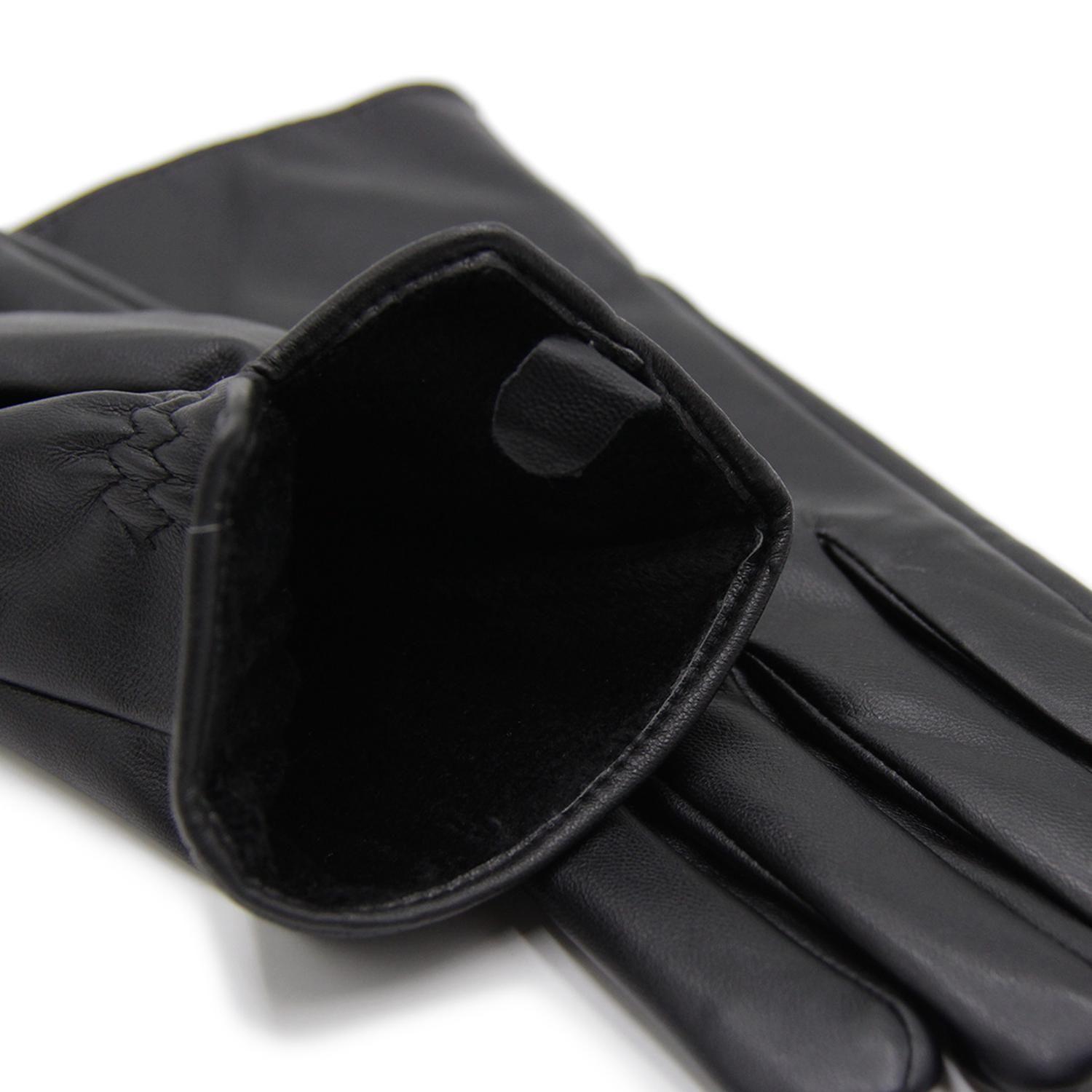 Guantes de cuerina básico-3