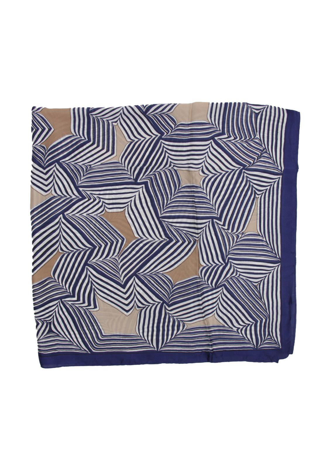 Pañuelo seda de 90 x 90 líneas Accesoría-0