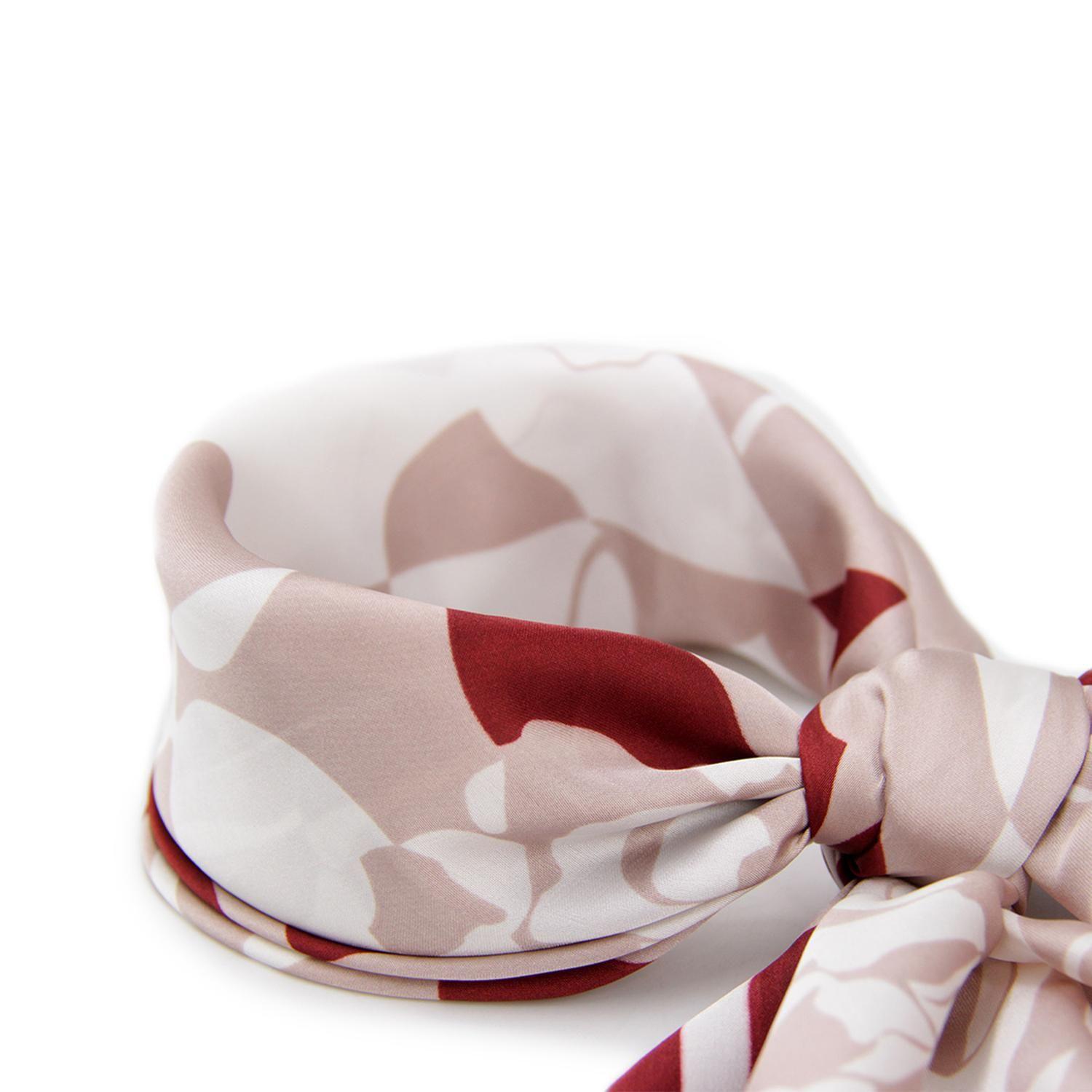 Pañuelo de mujer satín rosas-2