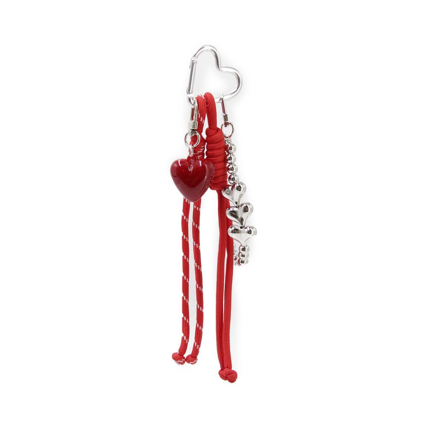 Llavero Charm Colgante Corazón Love Pulsera Para Bolso 22cm-2