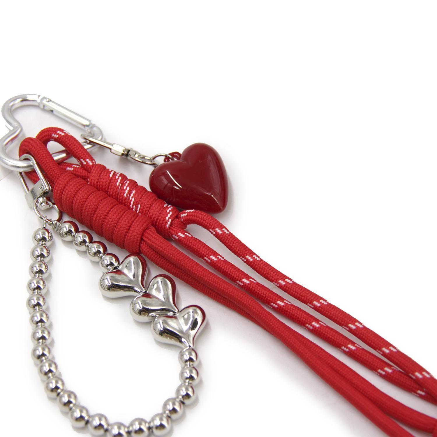 Llavero Charm Colgante Corazón Love Pulsera Para Bolso 22cm-3