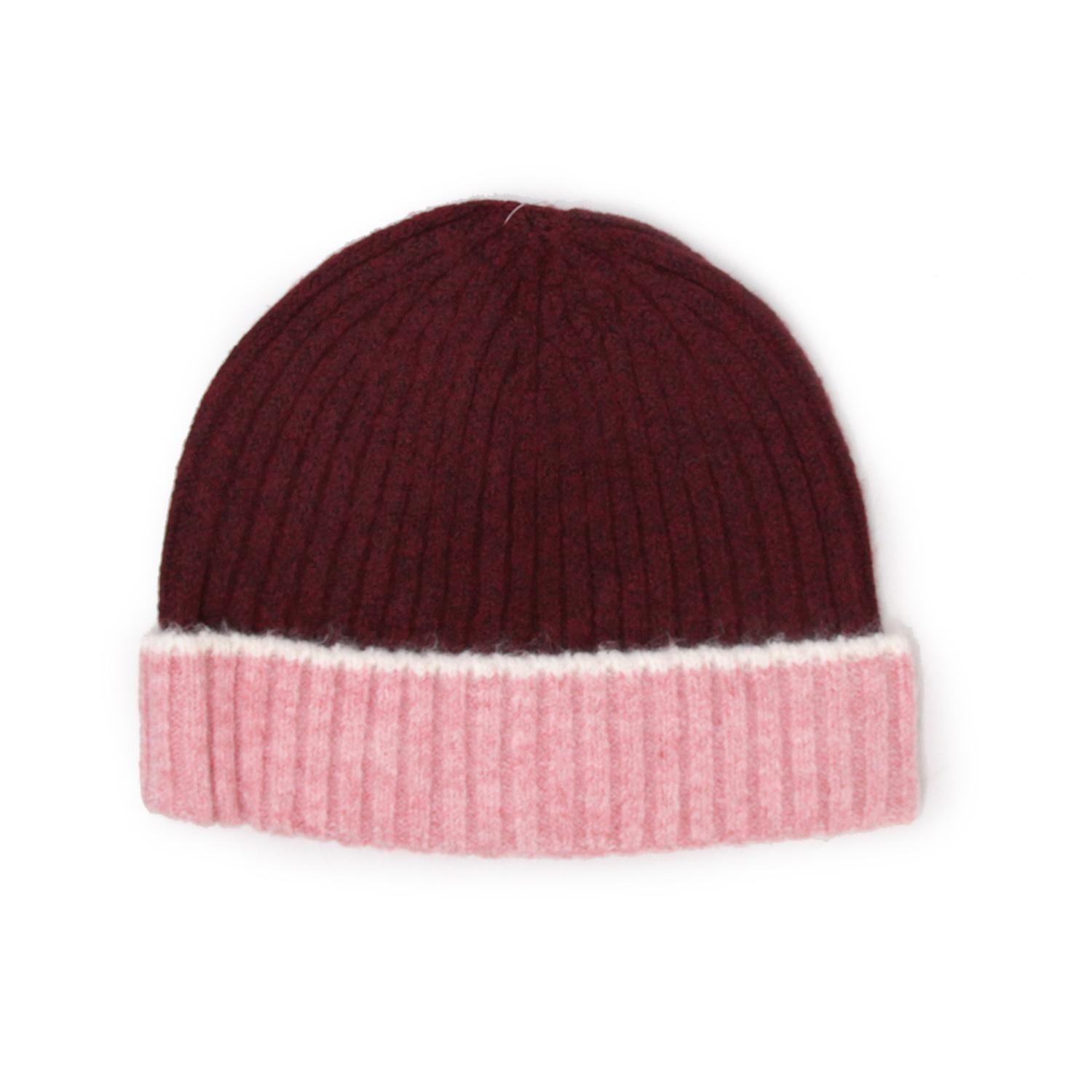 Gorro De Lana Bicolor Unisex Invierno Colores Casual-0