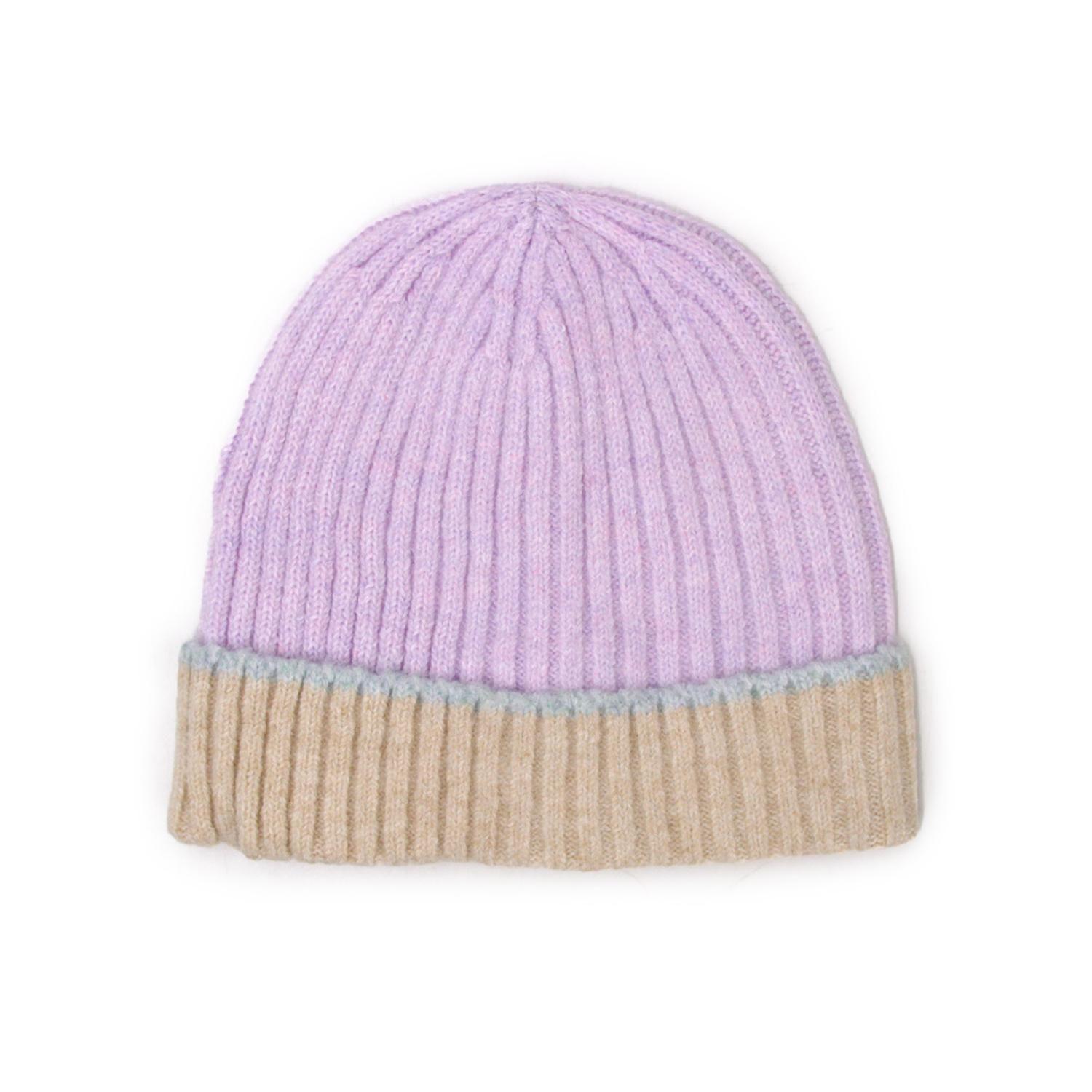 Gorro De Lana Bicolor Unisex Invierno Colores Casual-0