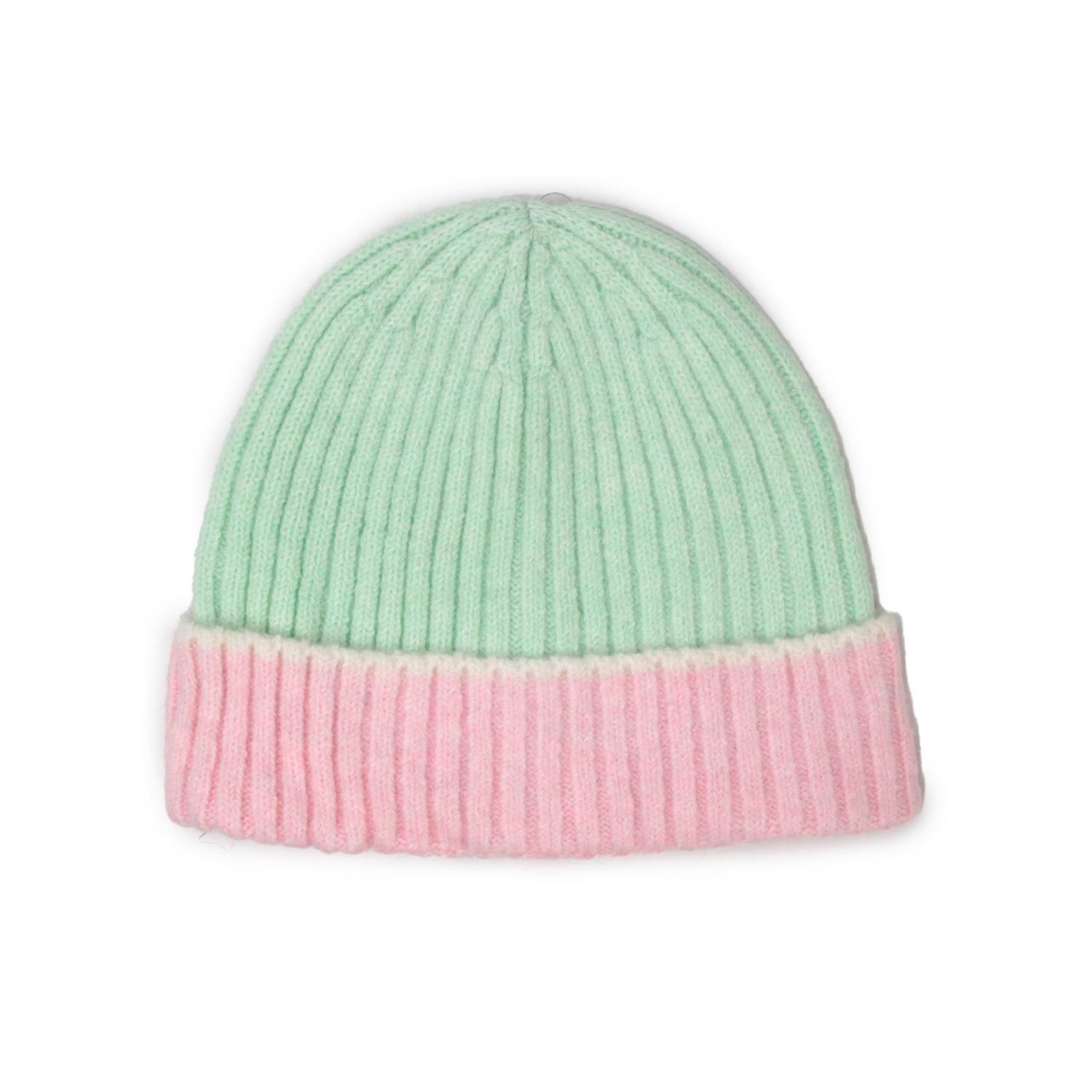 Gorro De Lana Bicolor Unisex Invierno Colores Casual-0