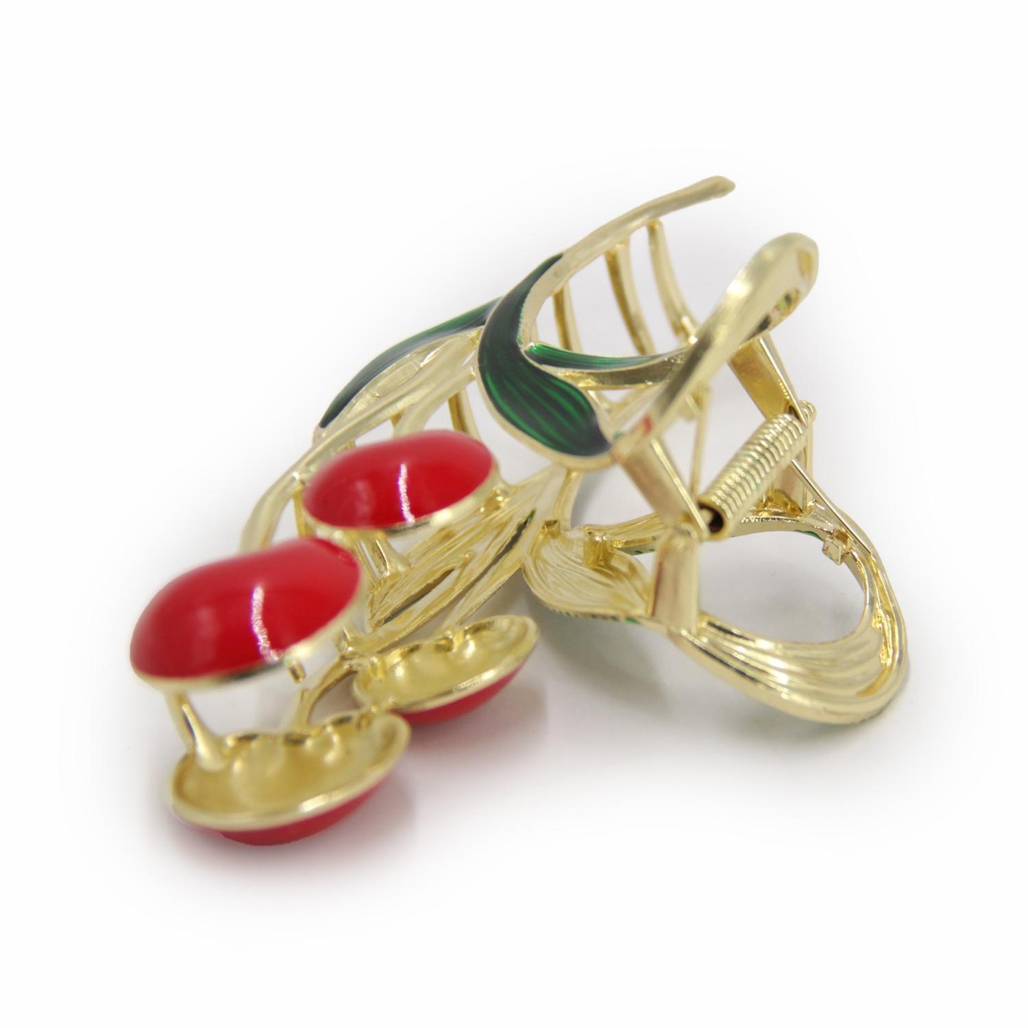 Pinche Traba Para Cabello cereza matalica-2