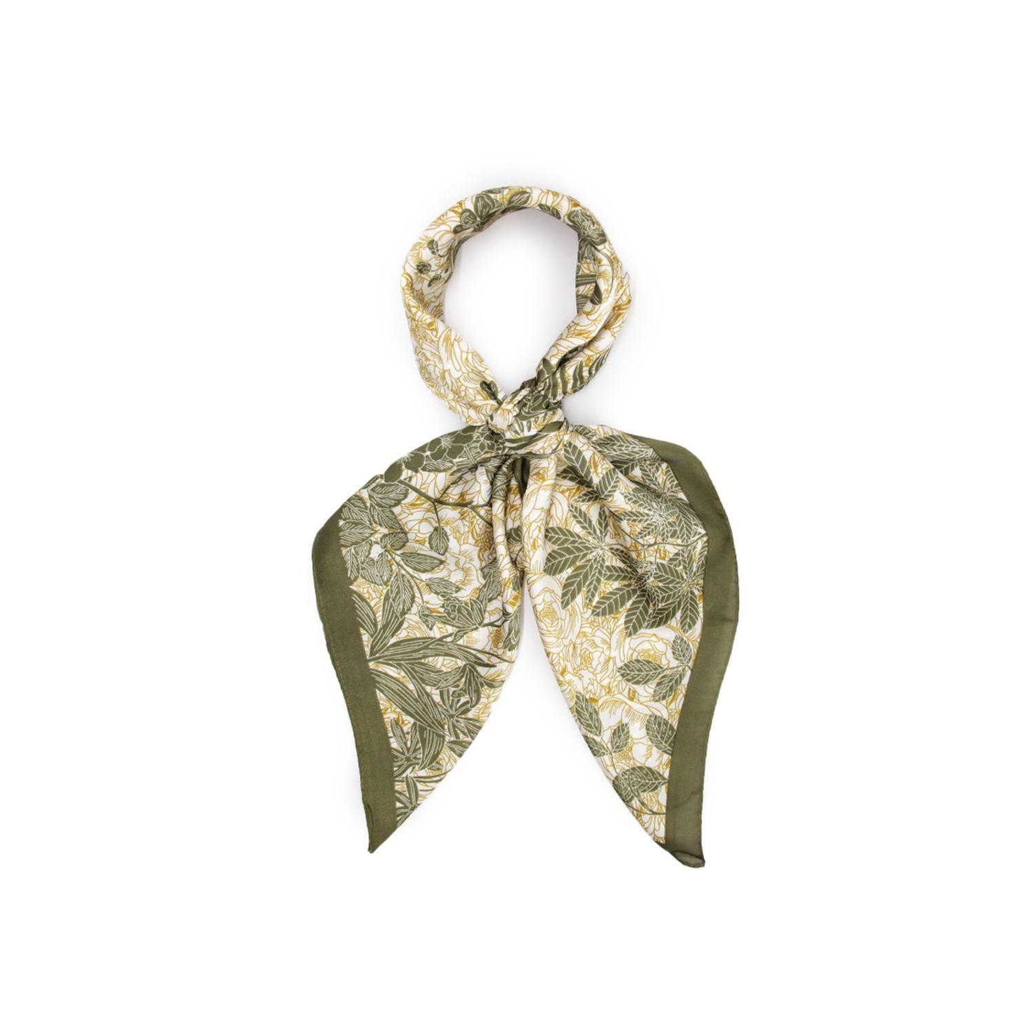 Pañuelo de satín otoñal-0