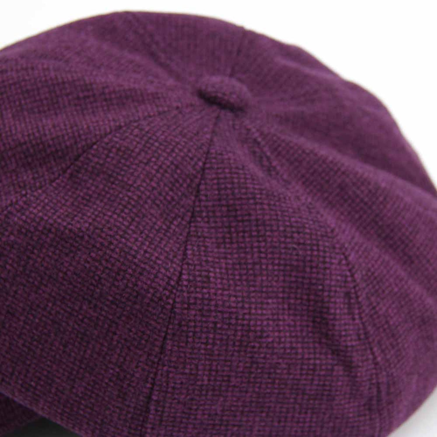 Boina 6 Paneles Cuadrillé Ajustable 58 Cm Unisex-2