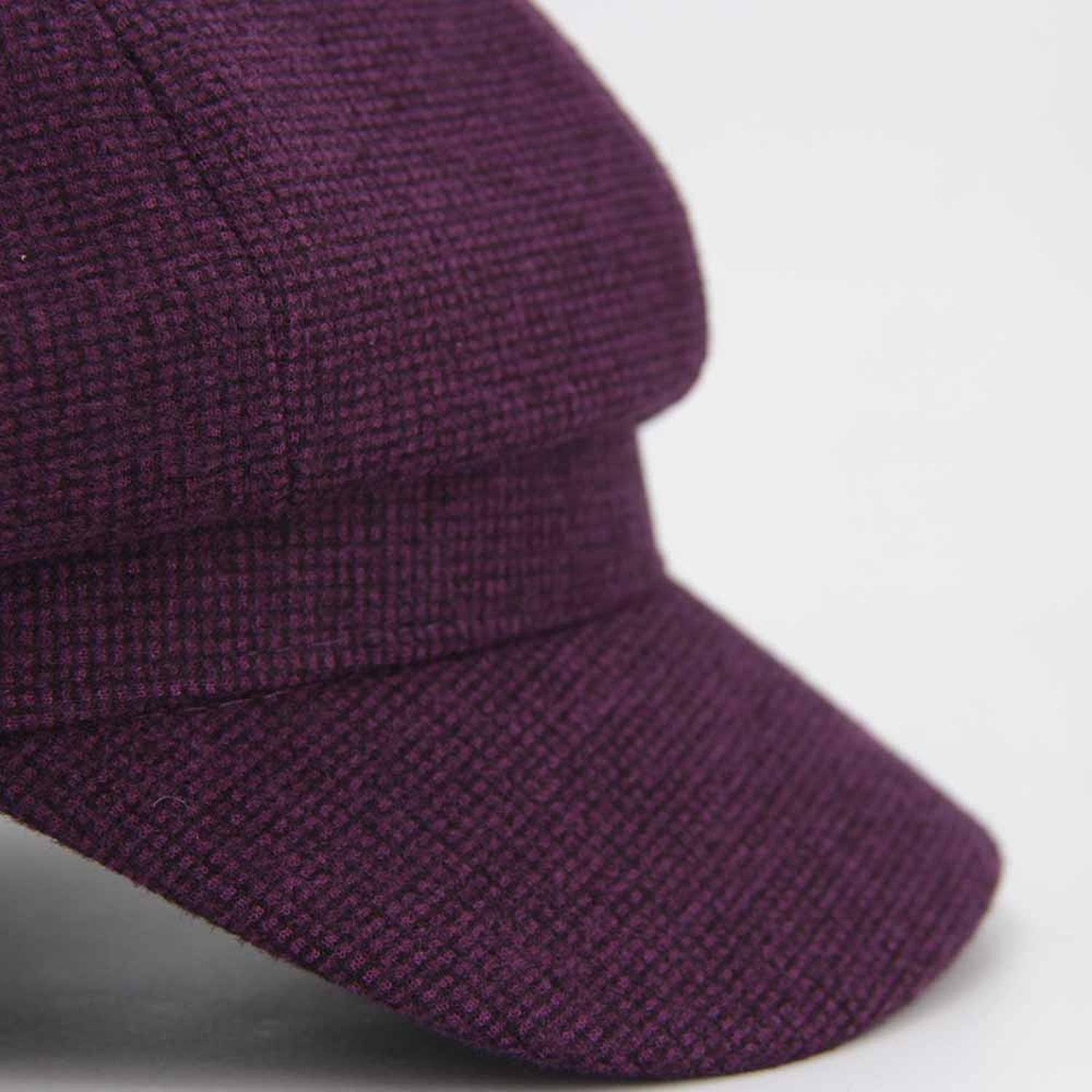 Boina 6 Paneles Cuadrillé Ajustable 58 Cm Unisex-4