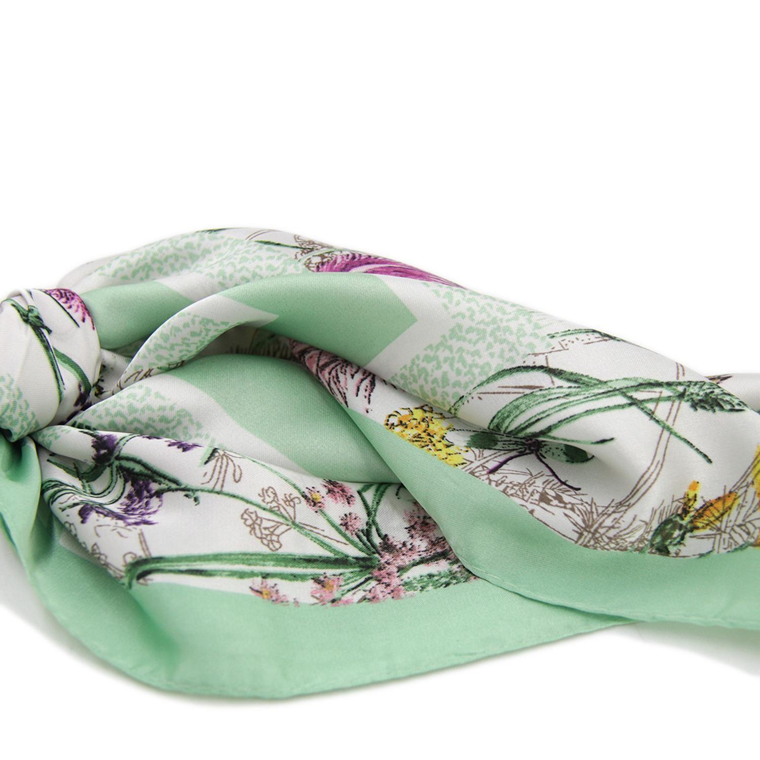 Pañuelo de satín primaveral-2