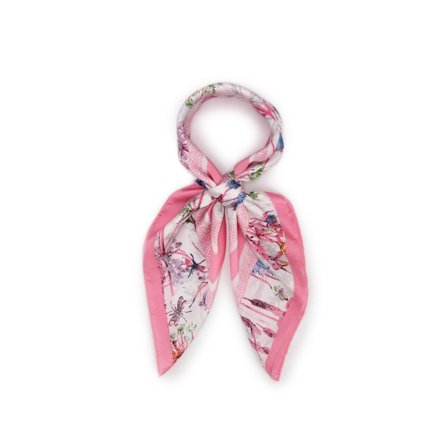 Pañuelo de satín primaveral-0