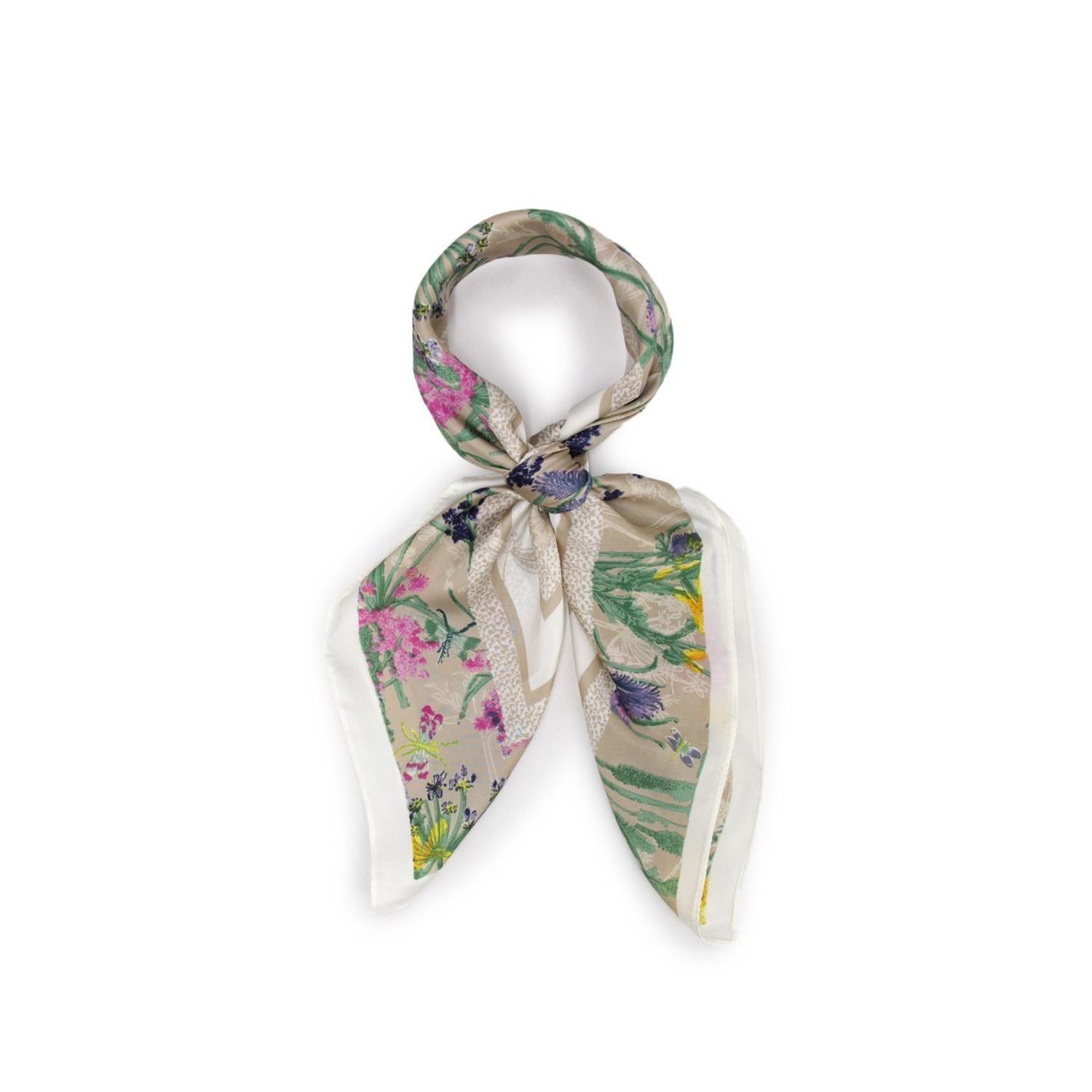 Pañuelo de satín primaveral-0